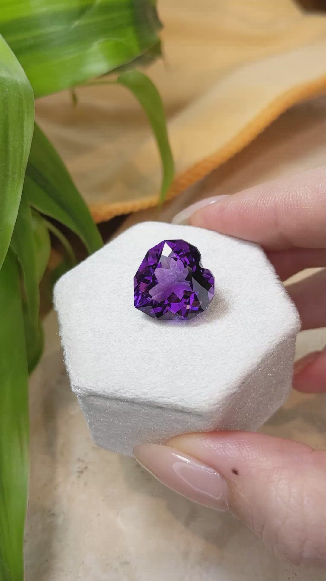 12.93 Ct. Amethyst from Bolivia Size Video