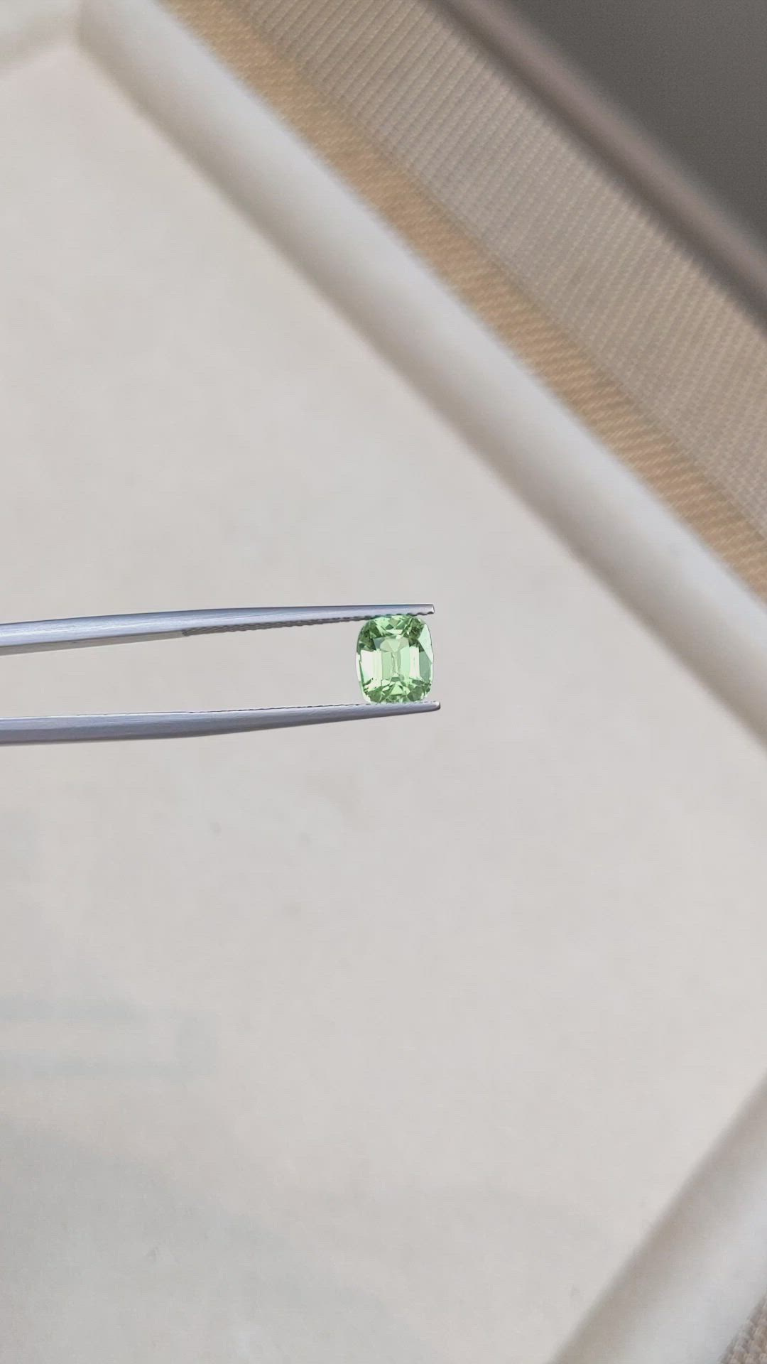 1.75 Ct. Green Tourmaline from Afghanistan Size Video