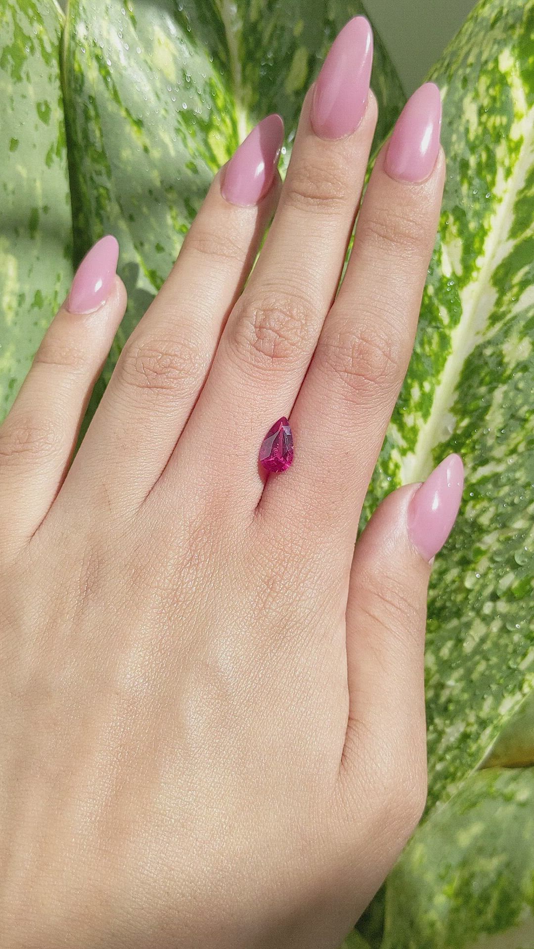 1.59 Ct. Spinel from Tanzania Size Video