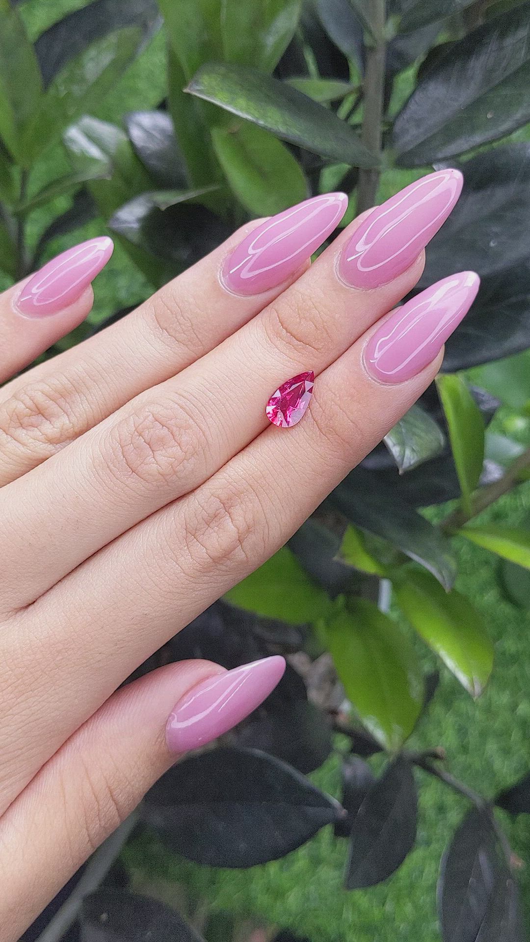 1.59 Ct. Spinel from Tanzania Size Video