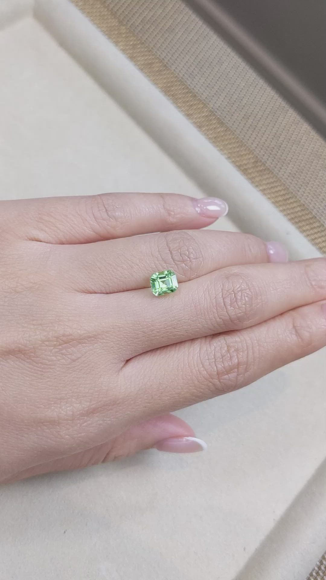 1.66 Ct. Tourmaline from Afghanistan Size Video