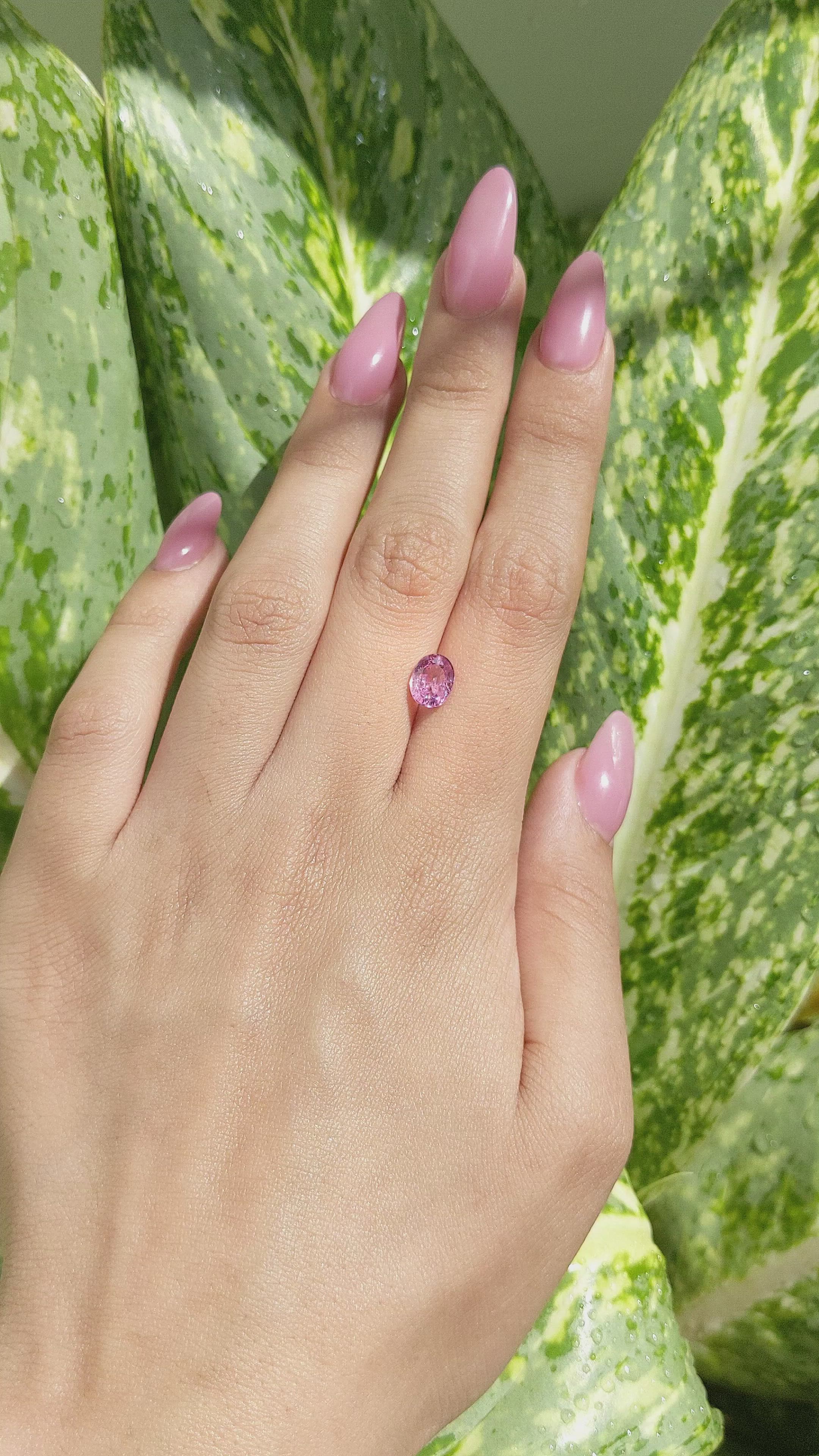 1.55 Ct. Spinel from Tanzania Size Video