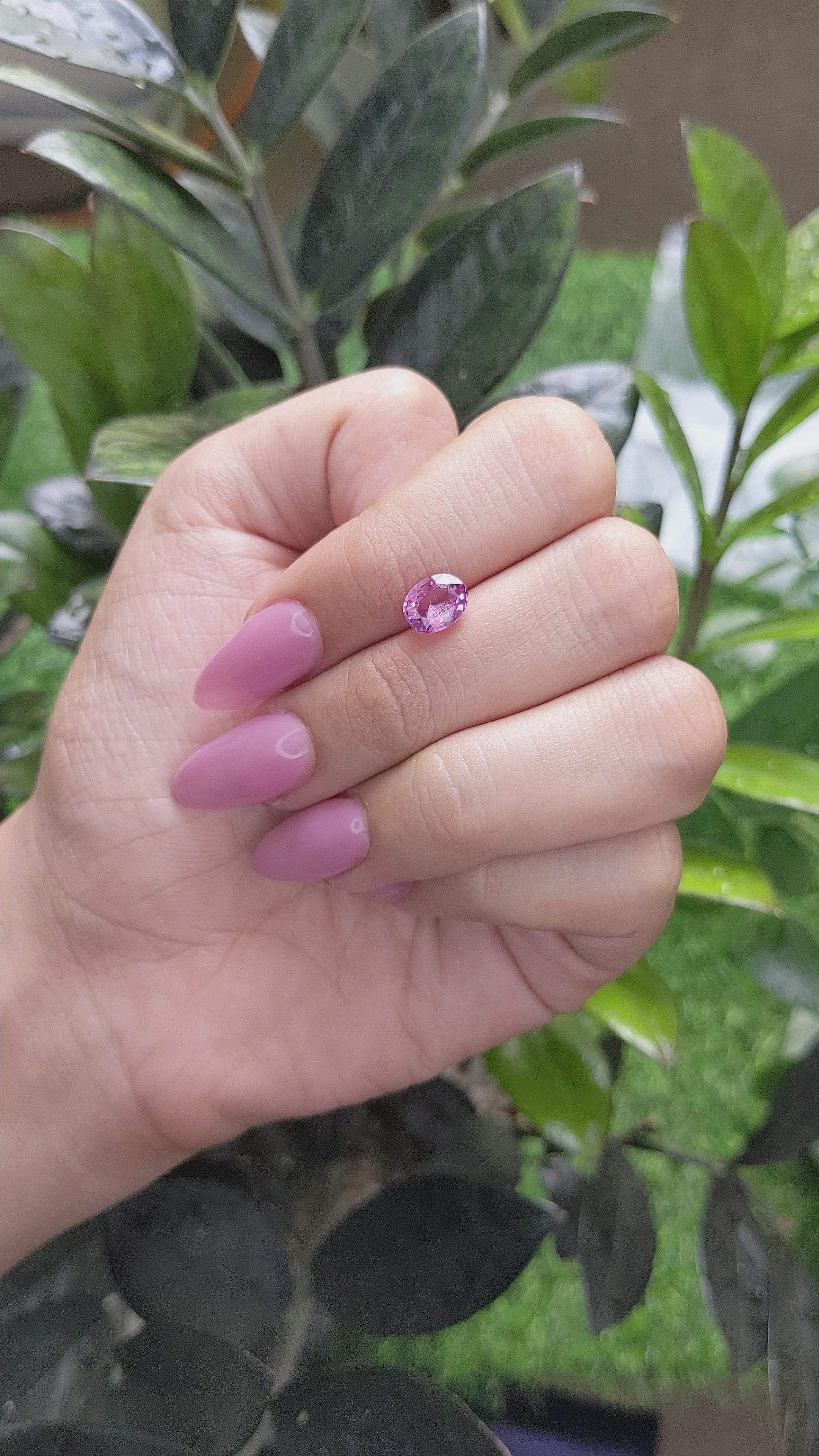 1.55 Ct. Spinel from Tanzania Size Video