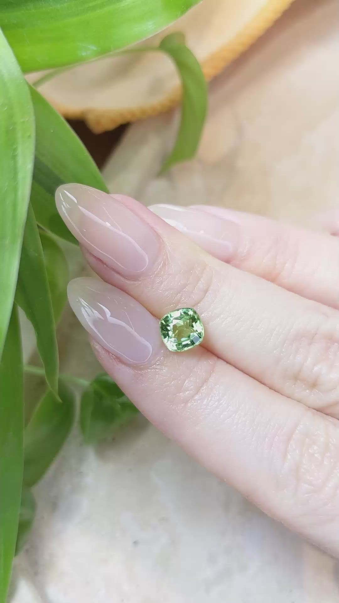 1.69 Ct. Tourmaline from Afghanistan Size Video
