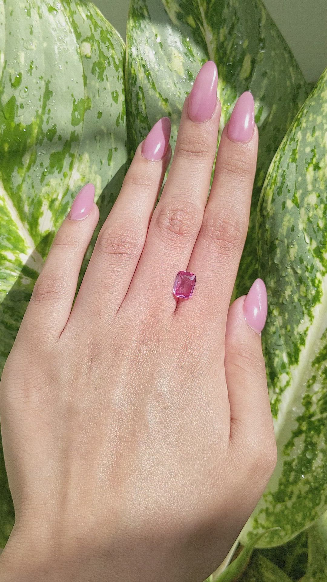 2.10 Ct. Spinel from Tanzania Size Video