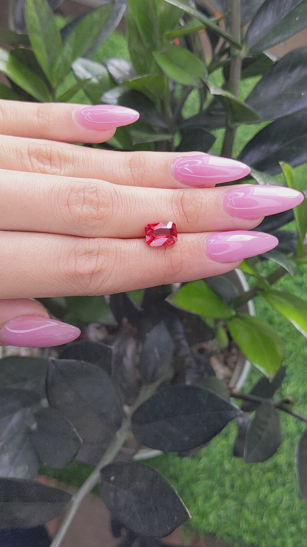 2.34 Ct. Spinel from Tanzania Size Video