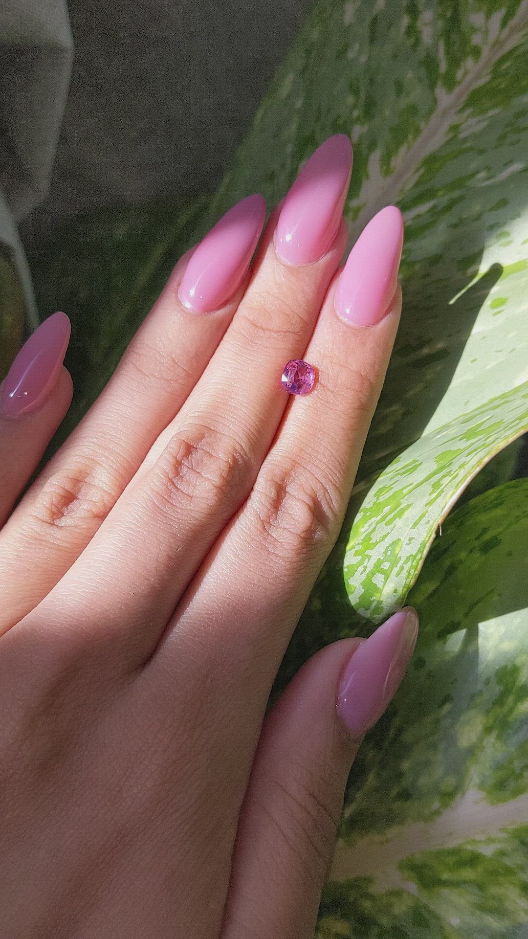 0.95 Ct. Spinel from Tanzania Size Video