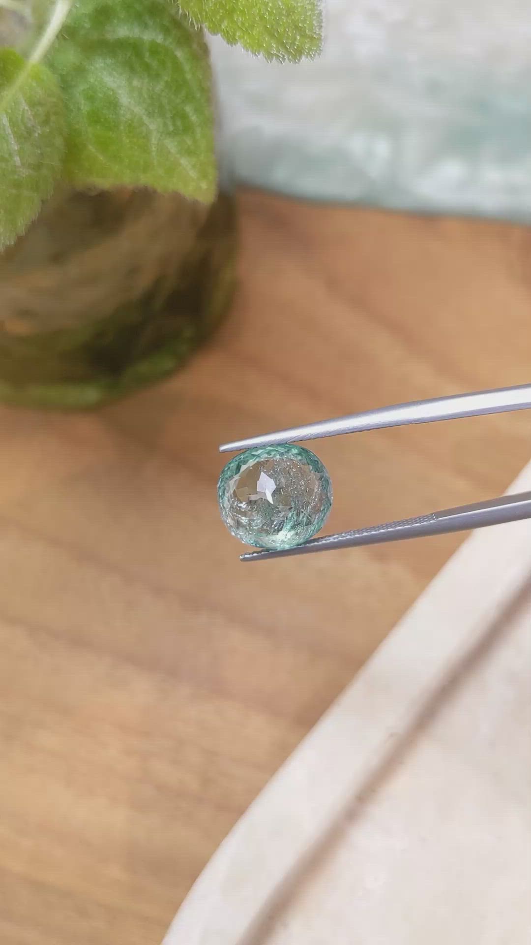 6.33 Ct. Paraiba Tourmaline from Africa Size Video