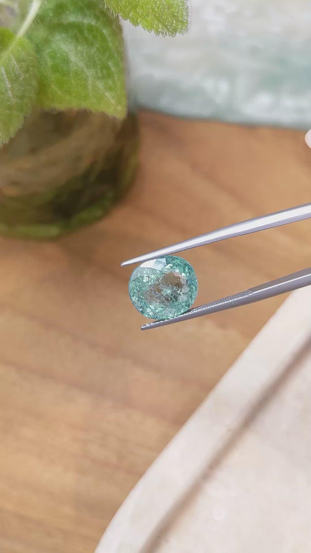 6.33 Ct. Paraiba Tourmaline from Africa Size Video