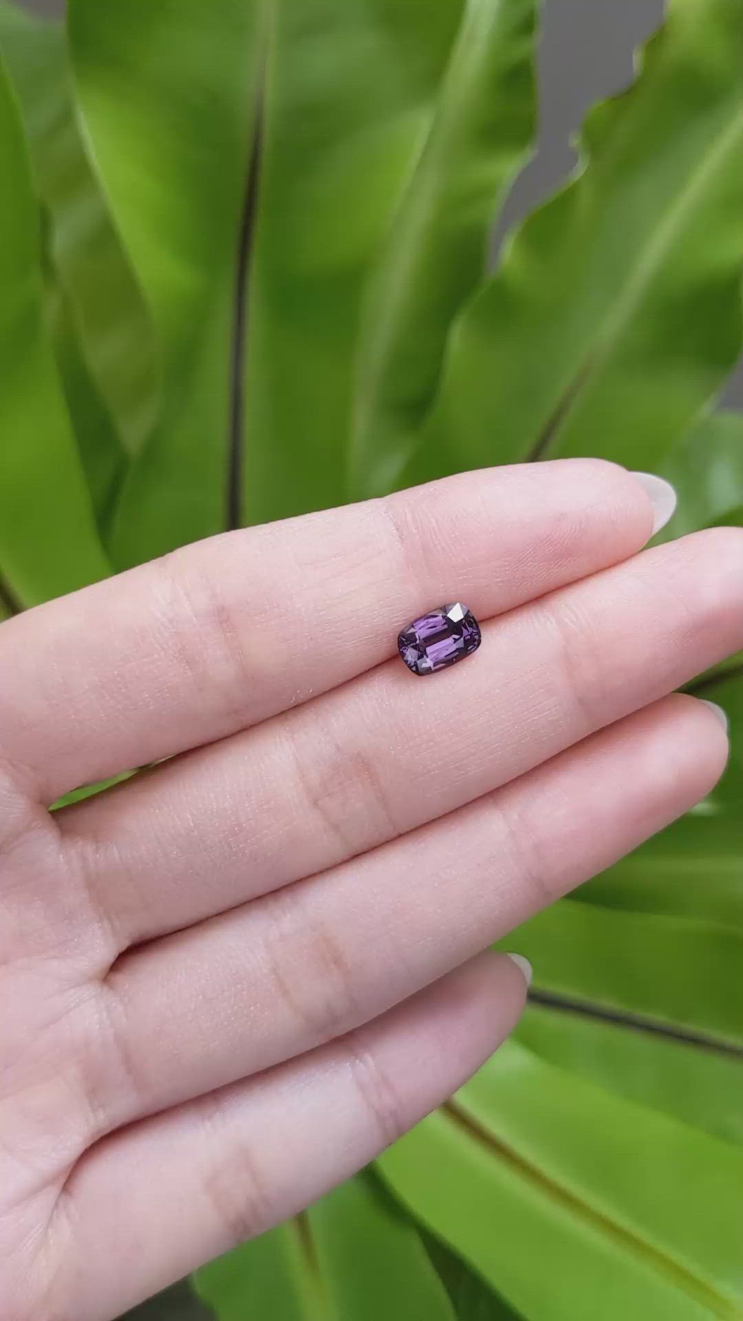 1.31 Ct. Spinel from Ceylon (Sri Lanka) Size Video