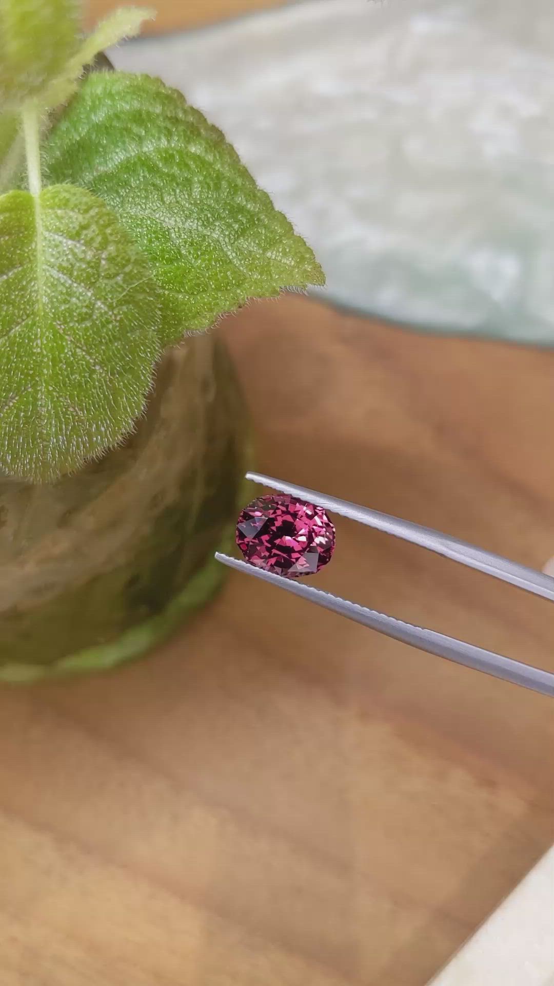 3.25 Ct. Garnet from Ceylon (Sri Lanka) Size Video