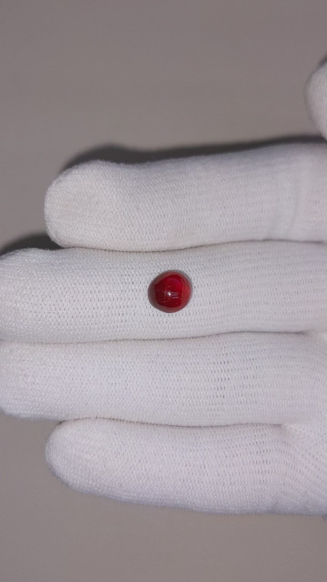 3.00 Ct. Cabochon Garnet from Ceylon (Sri Lanka) Size Video