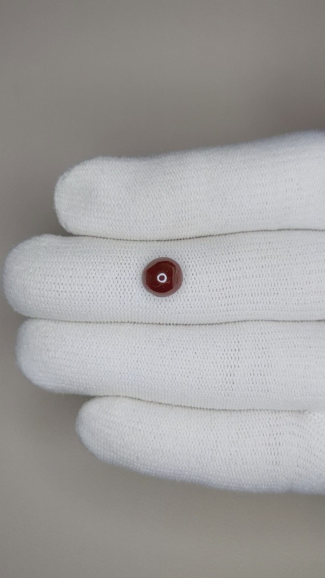 3.00 Ct. Cabochon Garnet from Ceylon (Sri Lanka) Size Video