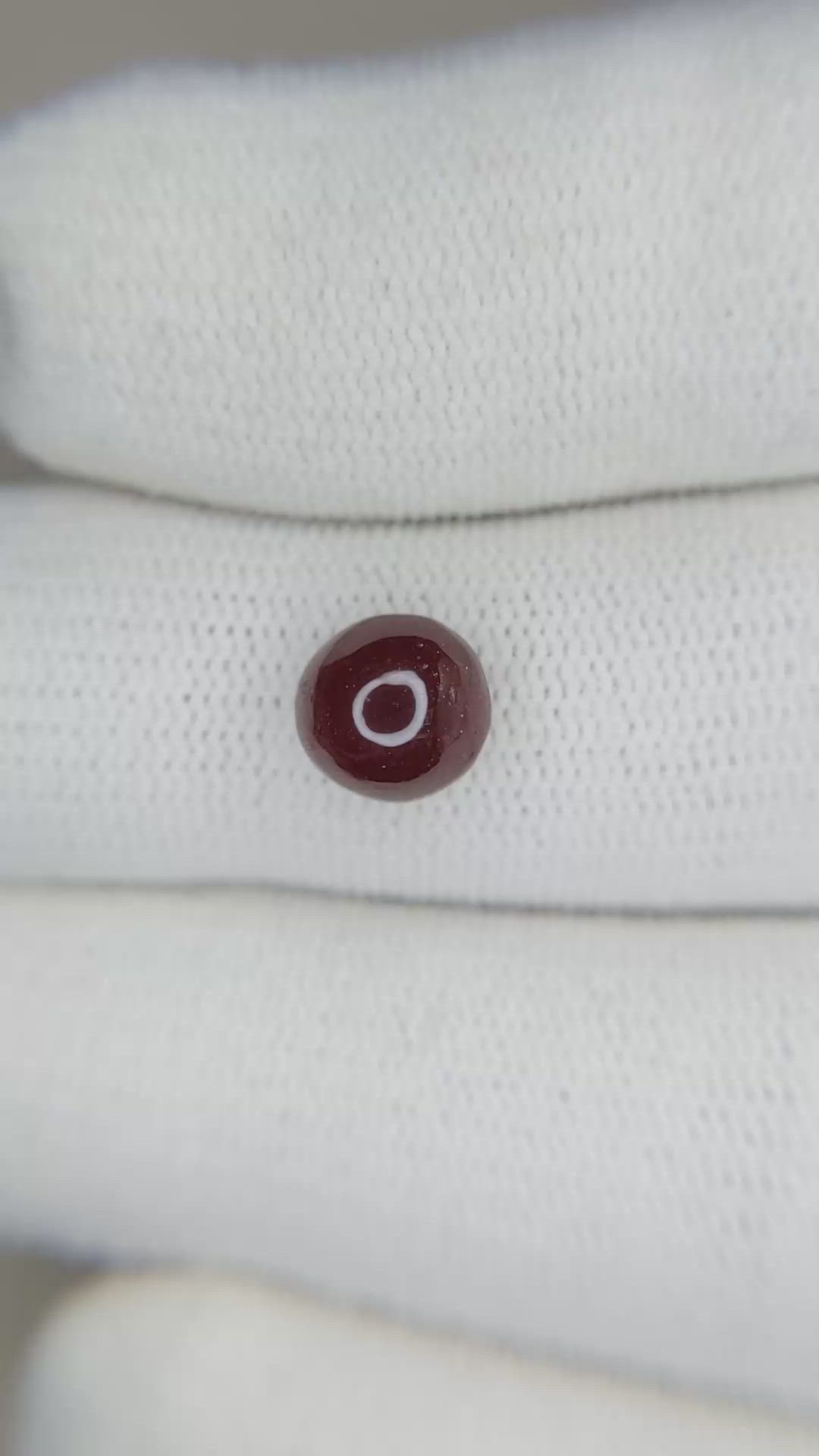 3.00 Ct. Cabochon Garnet from Ceylon (Sri Lanka) Size Video
