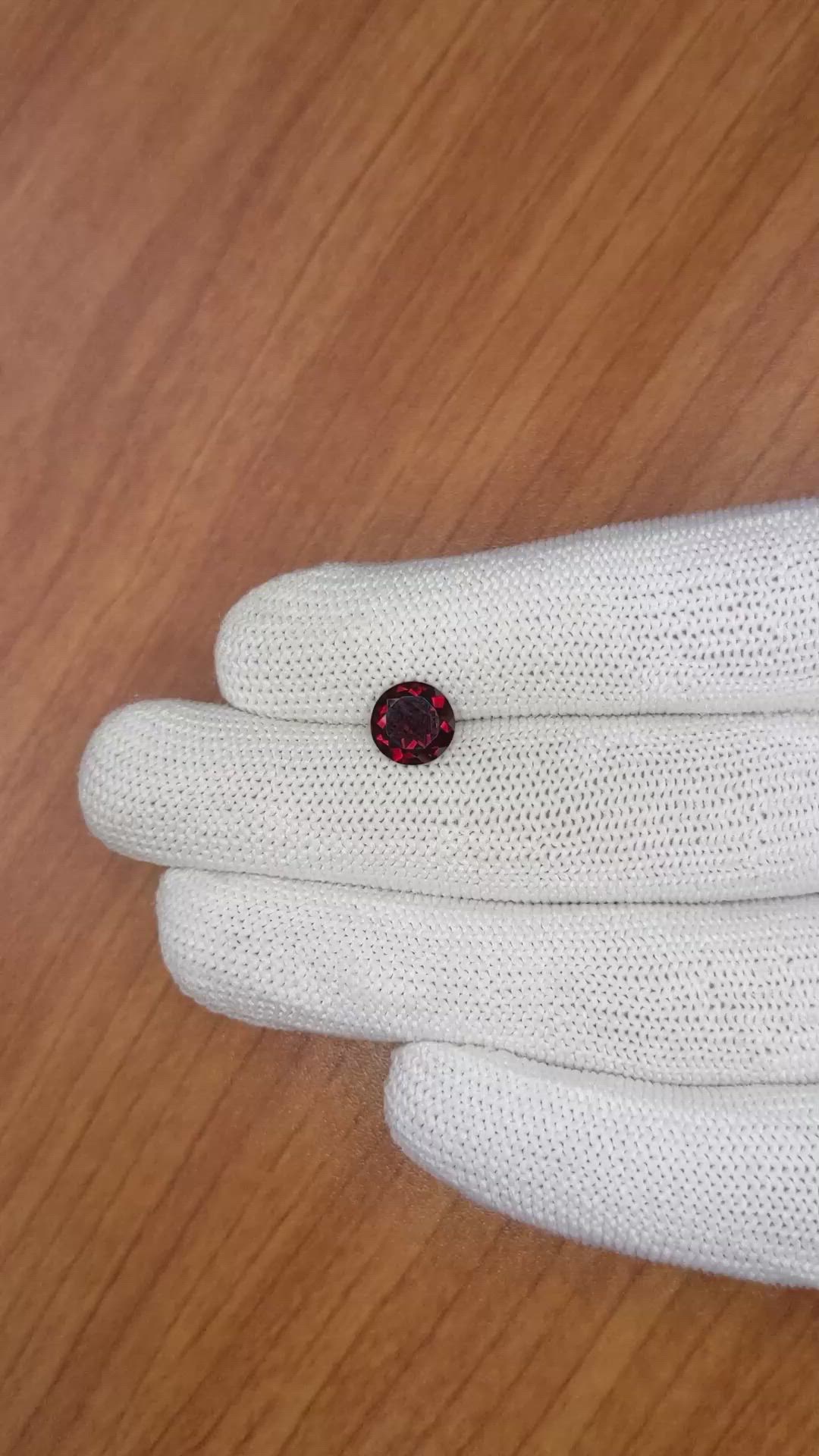 2.15 Ct. Garnet from Ceylon (Sri Lanka) Size Video