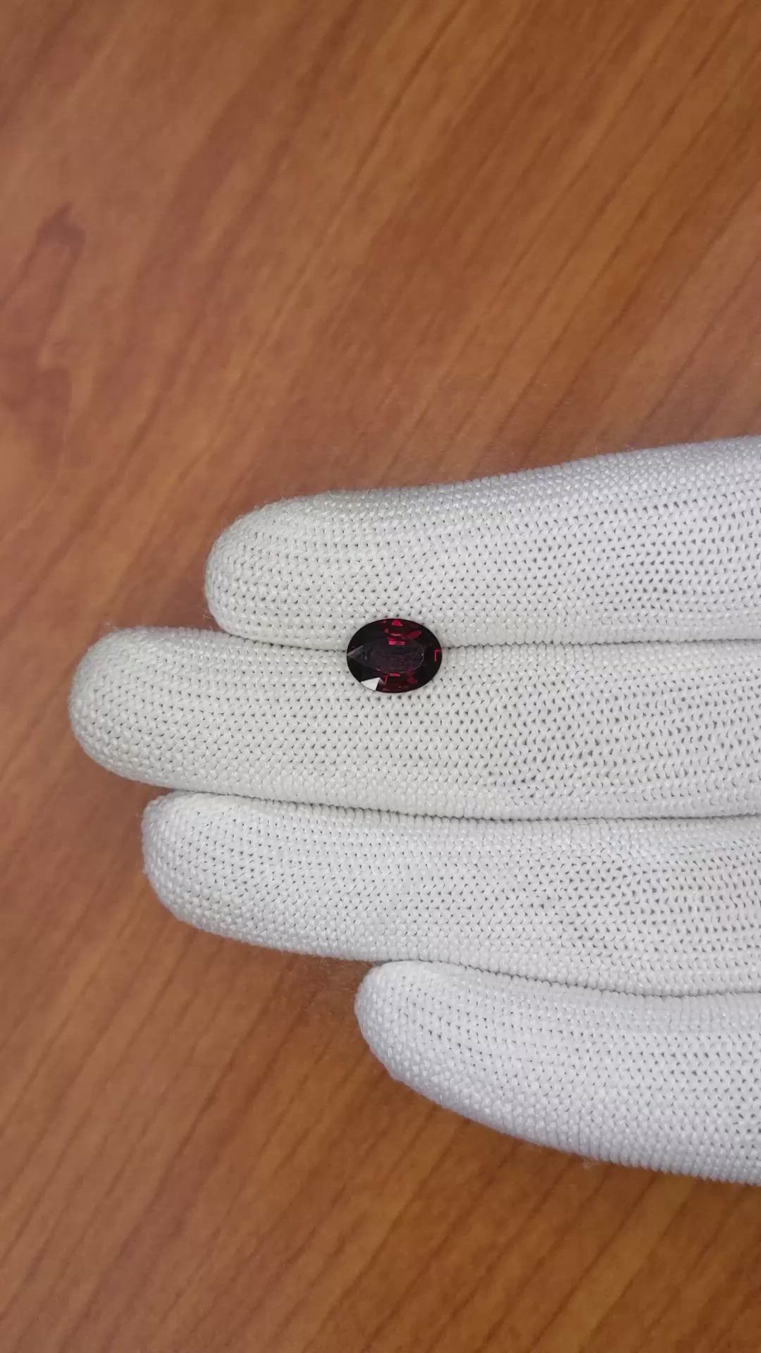 2.02 Ct. Garnet from Ceylon (Sri Lanka) Size Video