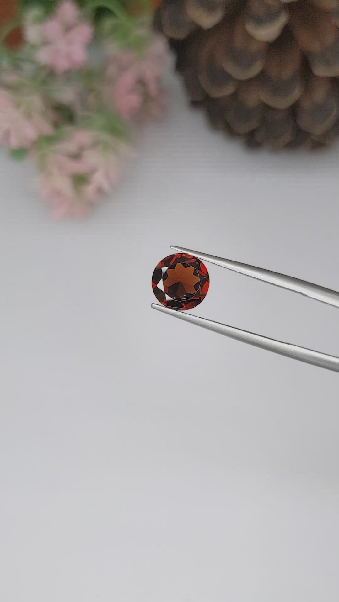 2.00 Ct. Garnet from Ceylon (Sri Lanka) Size Video