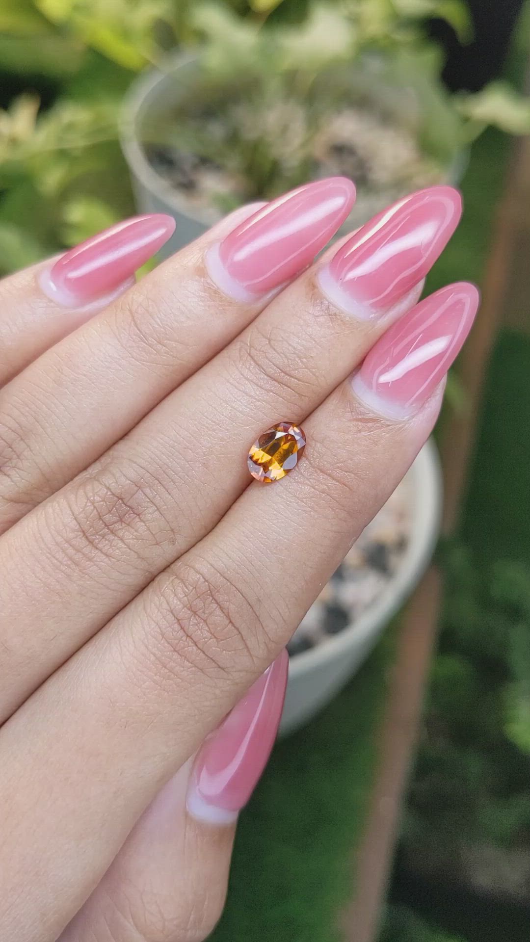 1.13 Ct. Hessonite Garnet from Madagascar Size Video