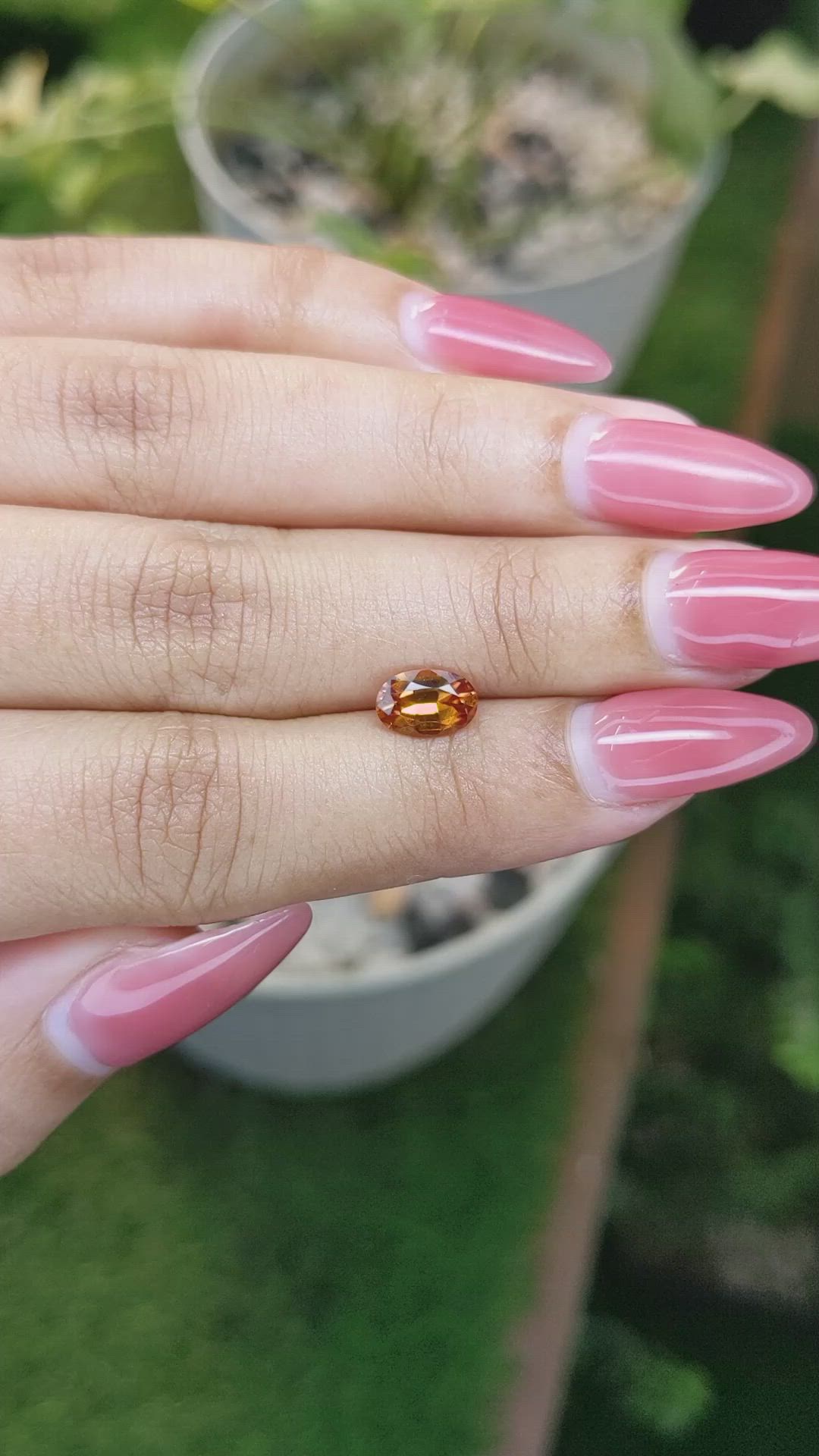 1.13 Ct. Hessonite Garnet from Madagascar Size Video