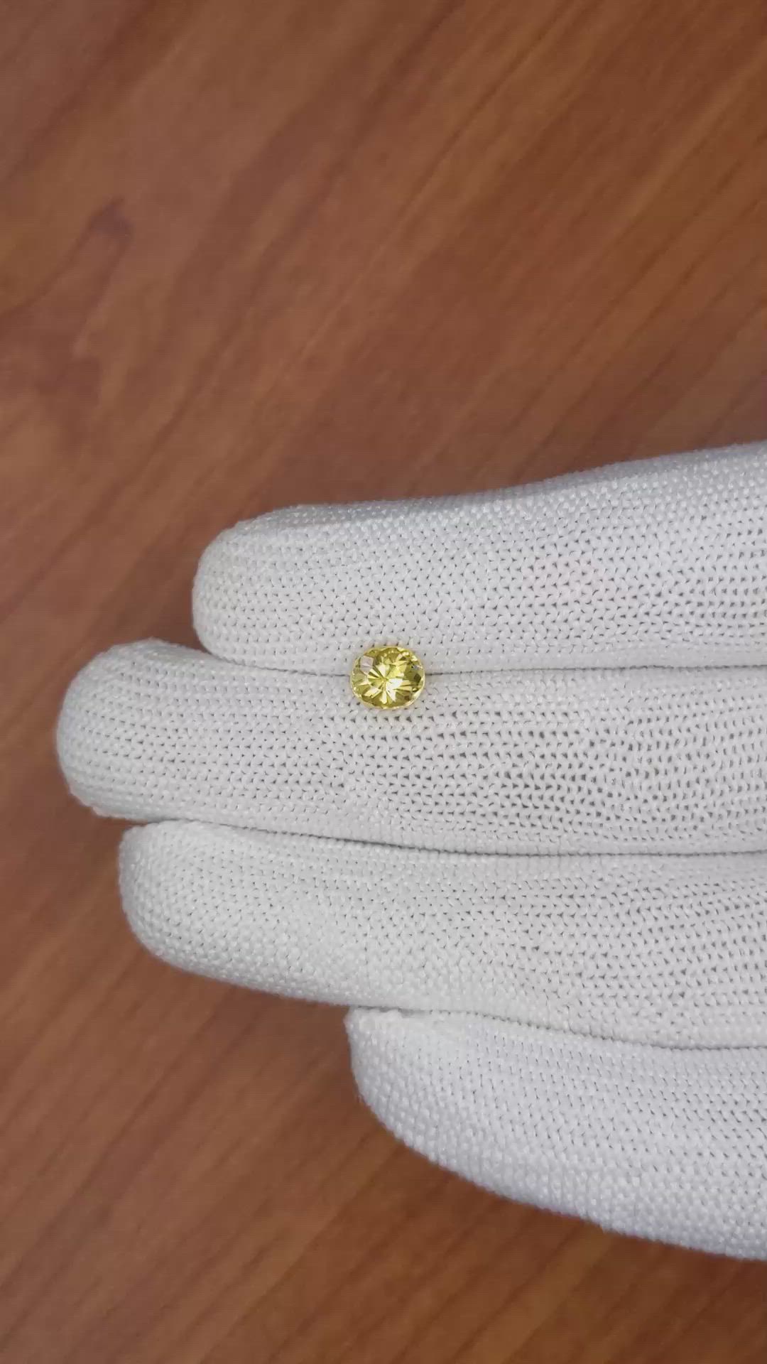 1.56 Ct. Zircon from Ceylon (Sri Lanka) Size Video