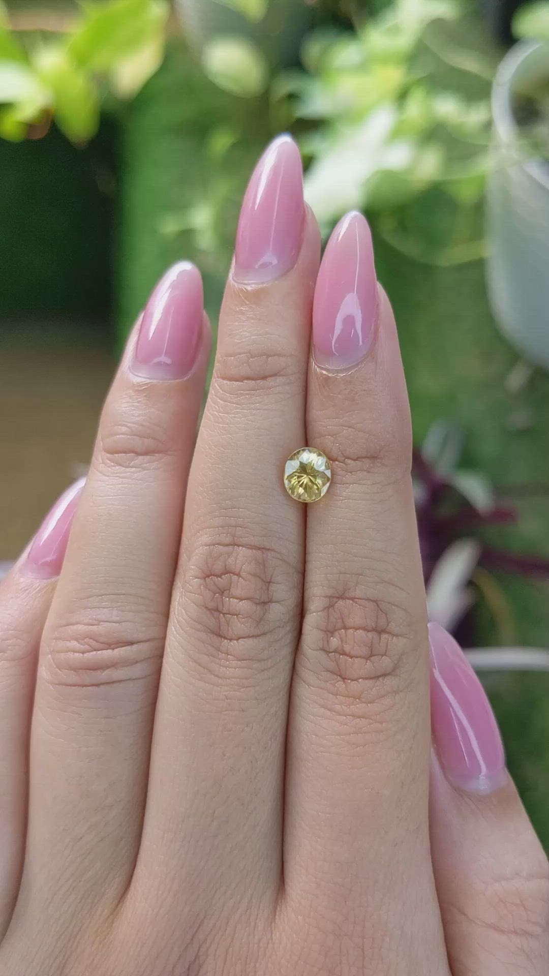 1.56 Ct. Zircon from Ceylon (Sri Lanka) Size Video