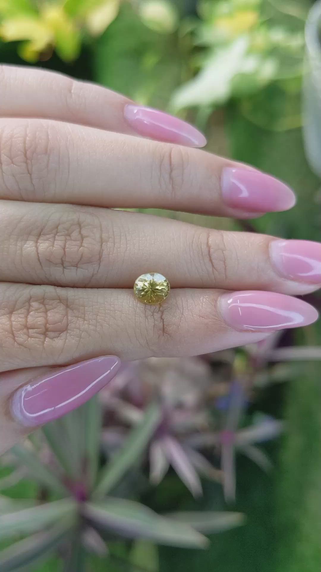 1.56 Ct. Zircon from Ceylon (Sri Lanka) Size Video