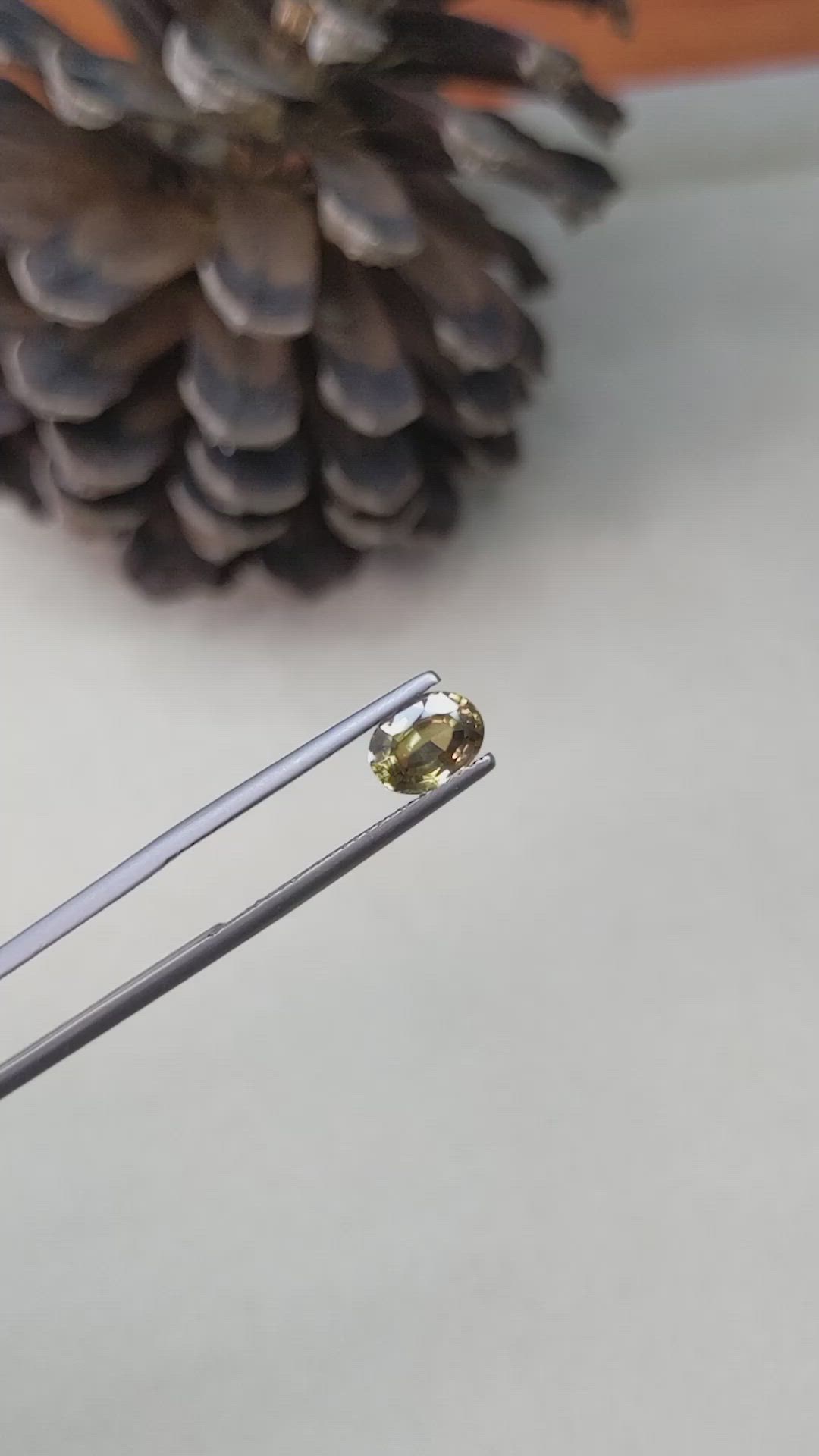 1.51 Ct. Zircon from Ceylon (Sri Lanka) Size Video