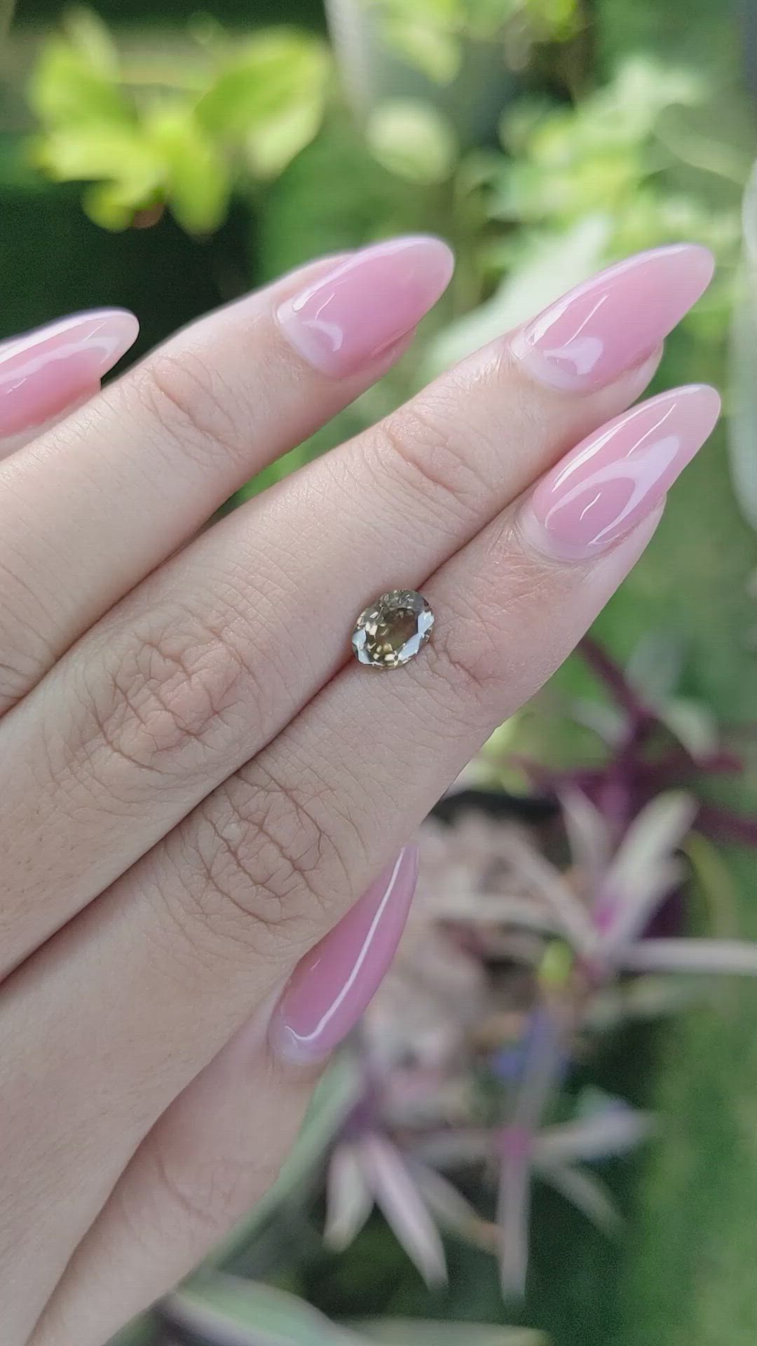 1.51 Ct. Zircon from Ceylon (Sri Lanka) Size Video