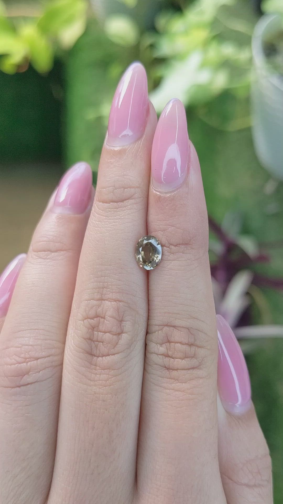 1.51 Ct. Zircon from Ceylon (Sri Lanka) Size Video