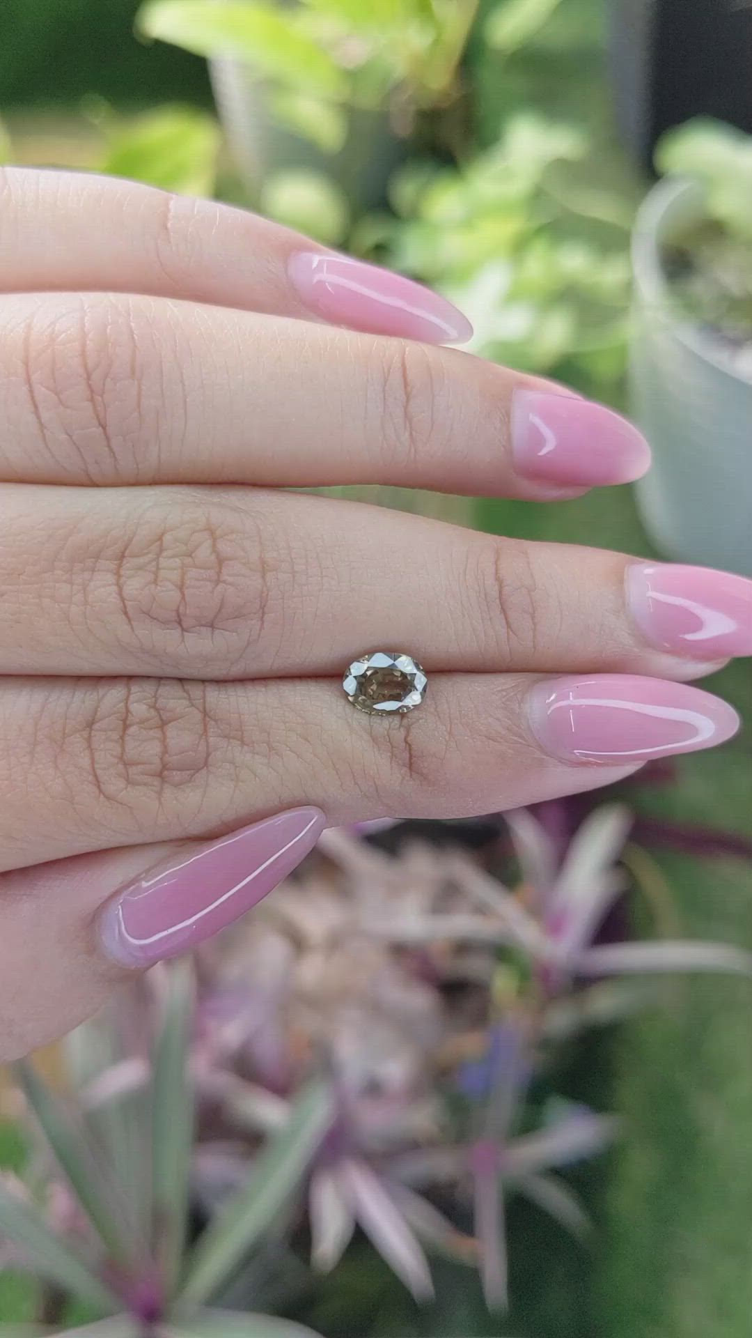 1.51 Ct. Zircon from Ceylon (Sri Lanka) Size Video