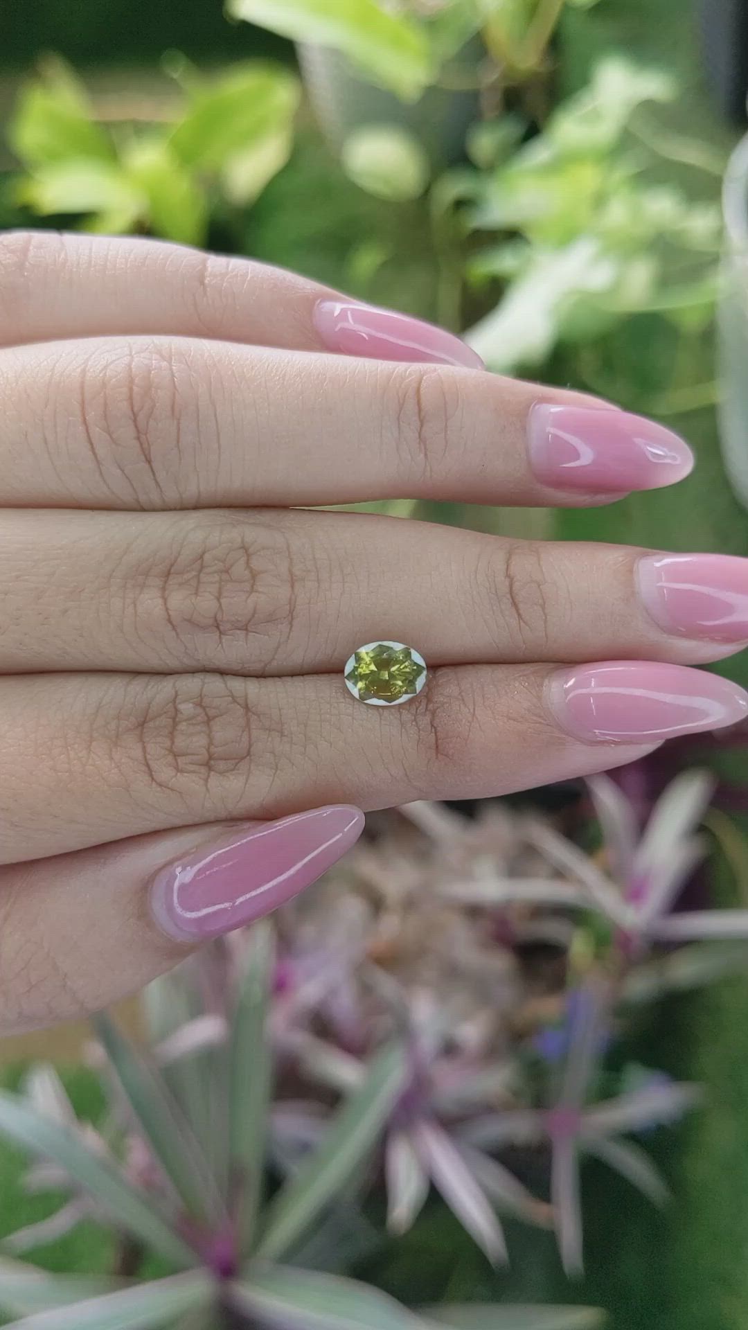 1.71 Ct. Zircon from Ceylon (Sri Lanka) Size Video