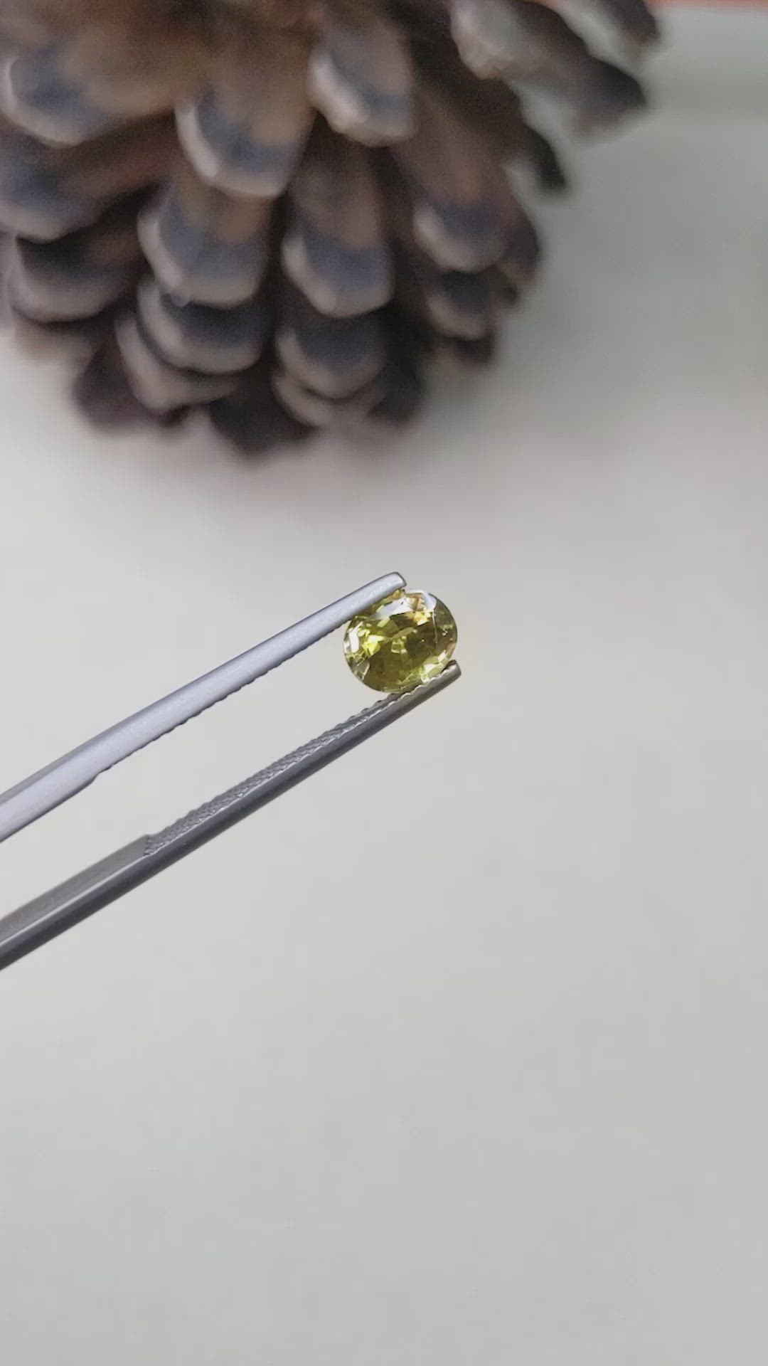 1.19 Ct. Zircon from Ceylon (Sri Lanka) Size Video