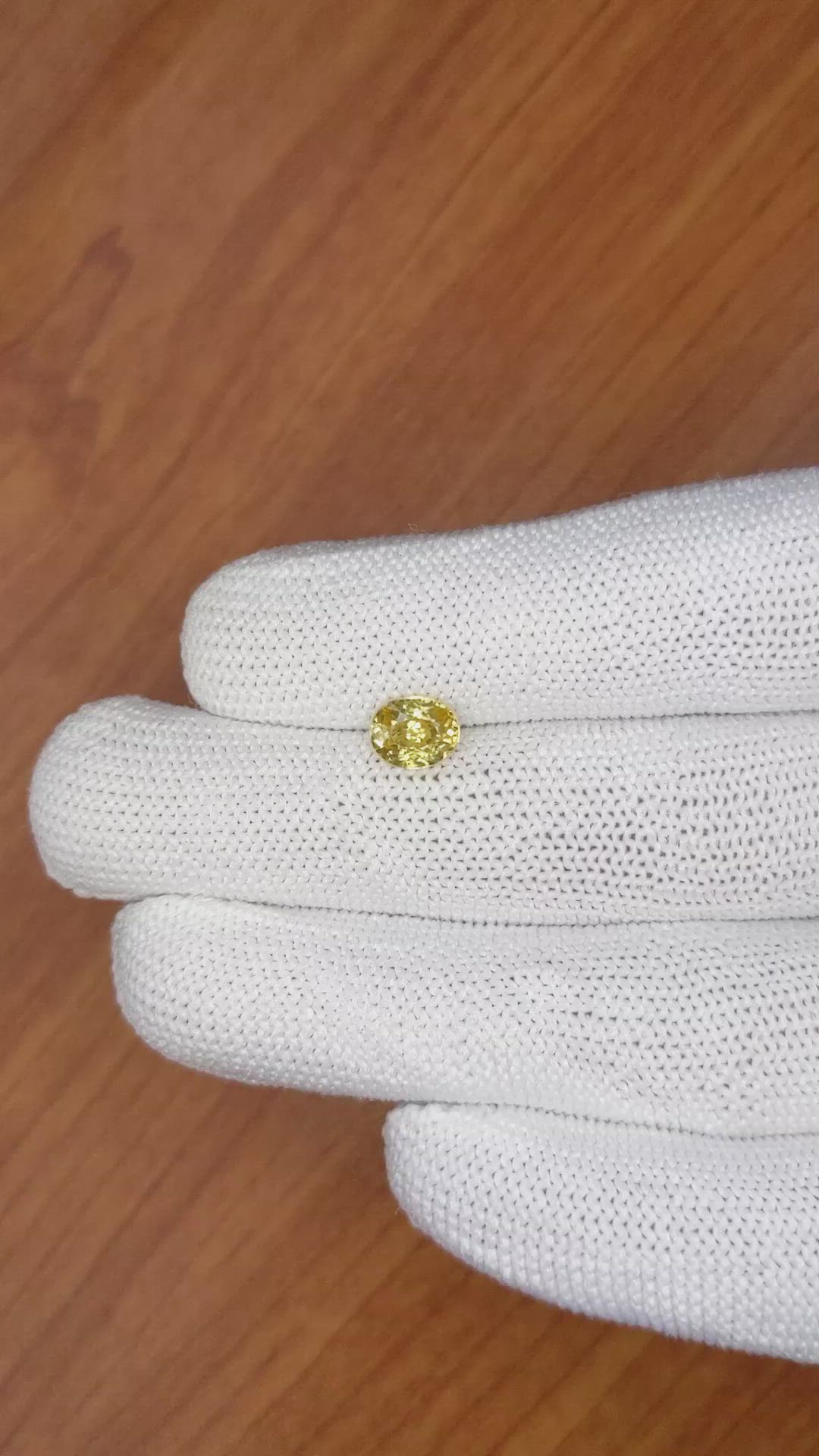 1.50 Ct. Zircon from Ceylon (Sri Lanka) Size Video