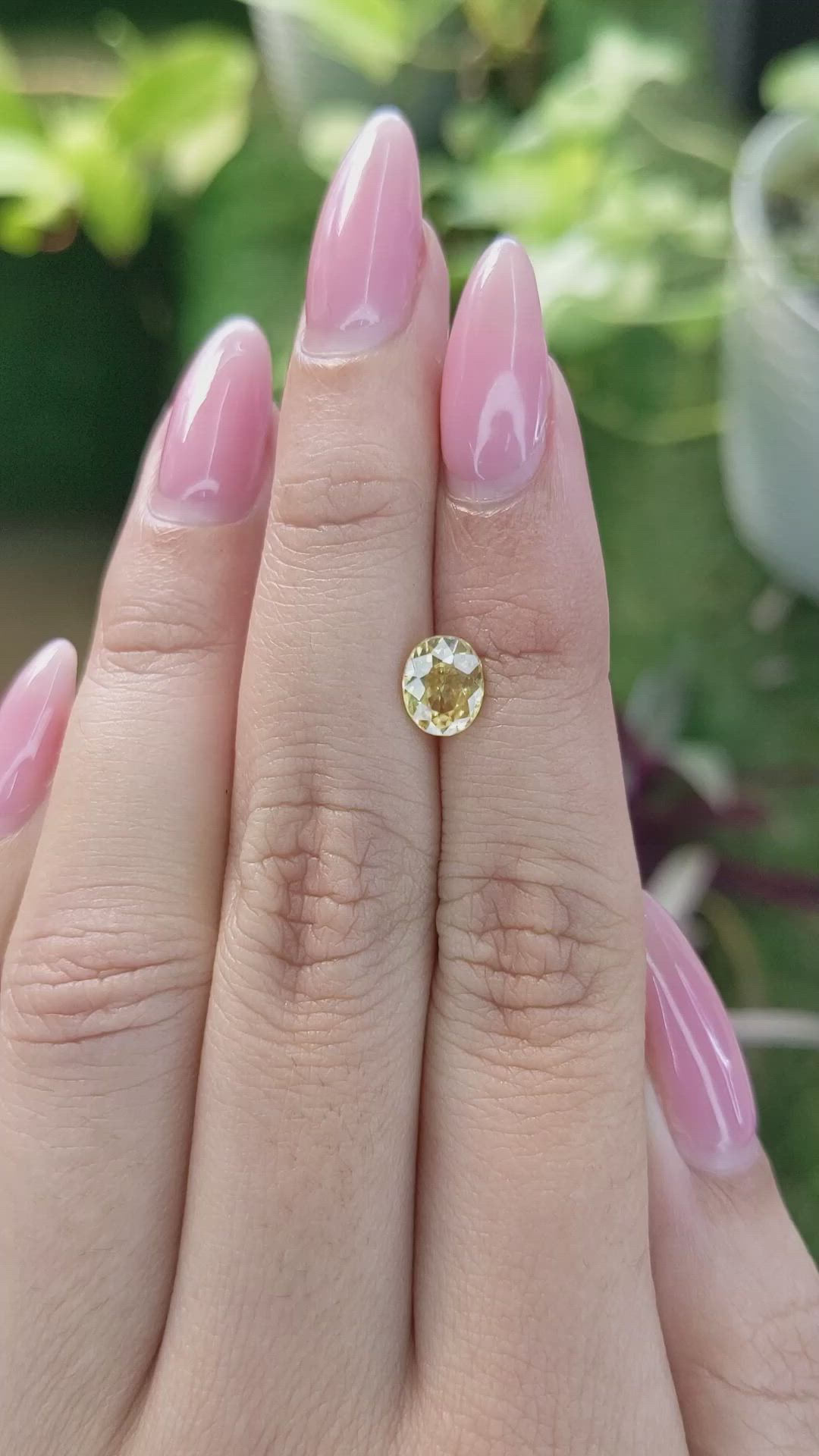 1.50 Ct. Zircon from Ceylon (Sri Lanka) Size Video