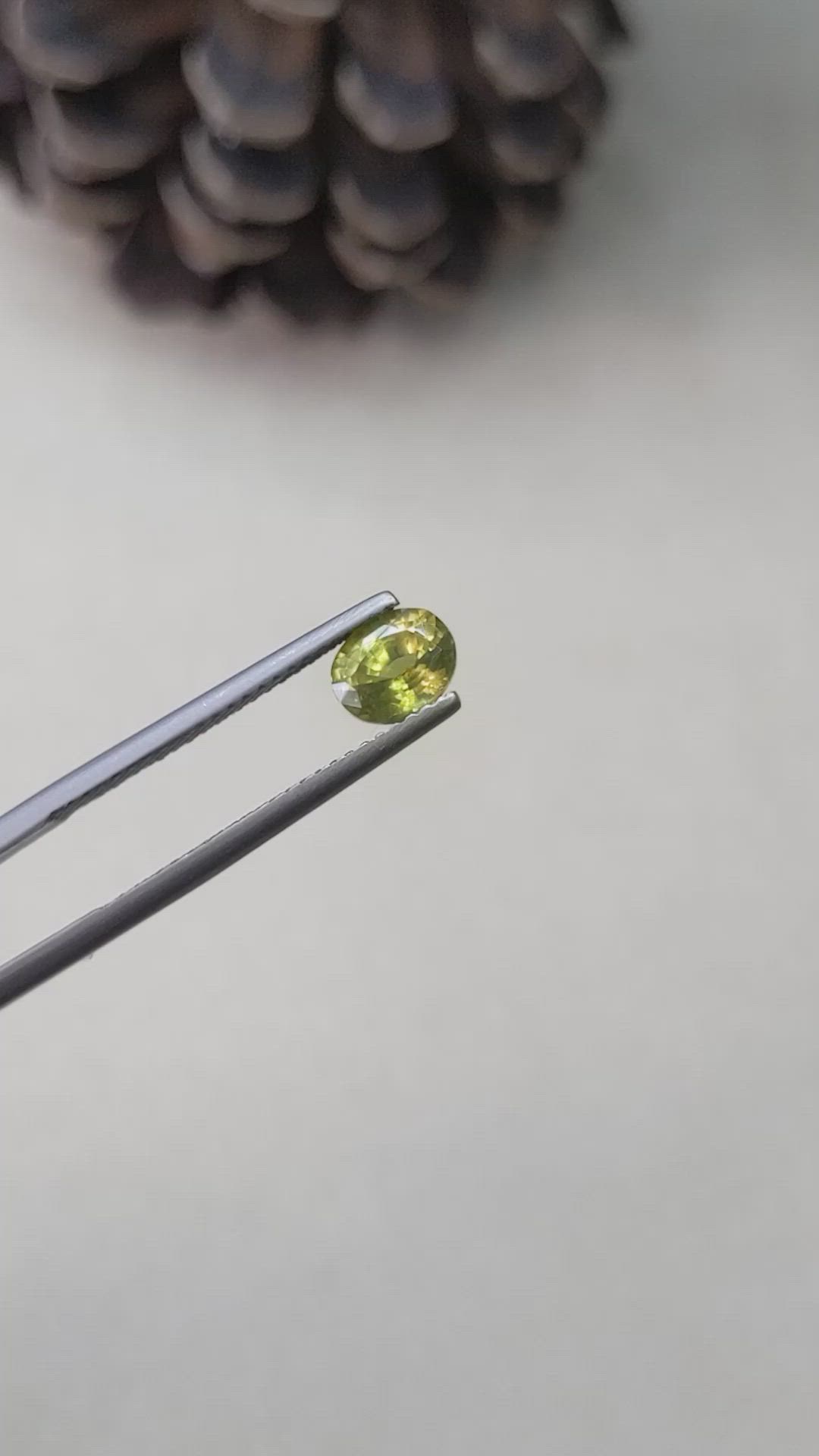 1.24 Ct. Zircon from Ceylon (Sri Lanka) Size Video