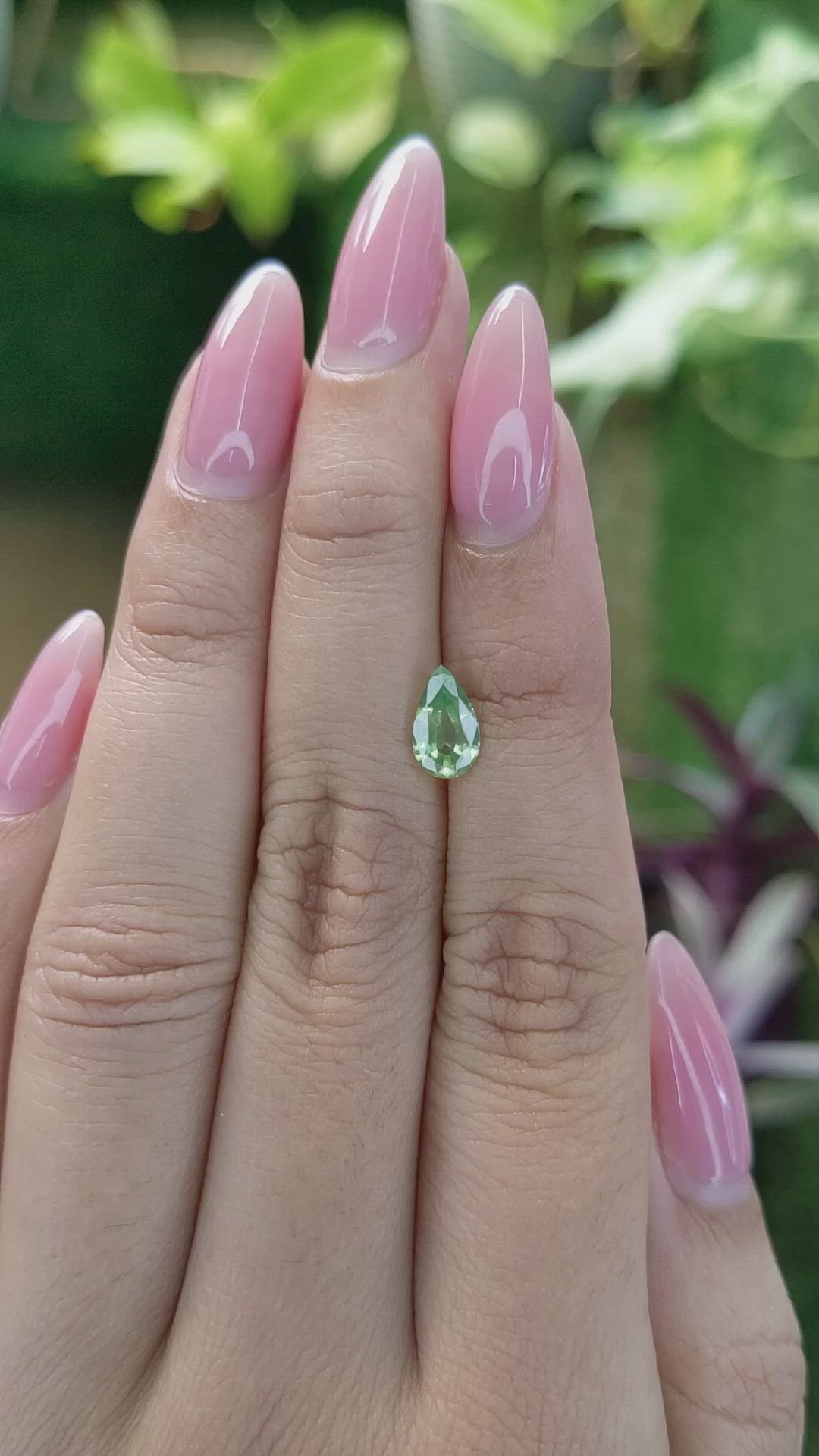 1.27 Ct. Zircon from Ceylon (Sri Lanka) Size Video