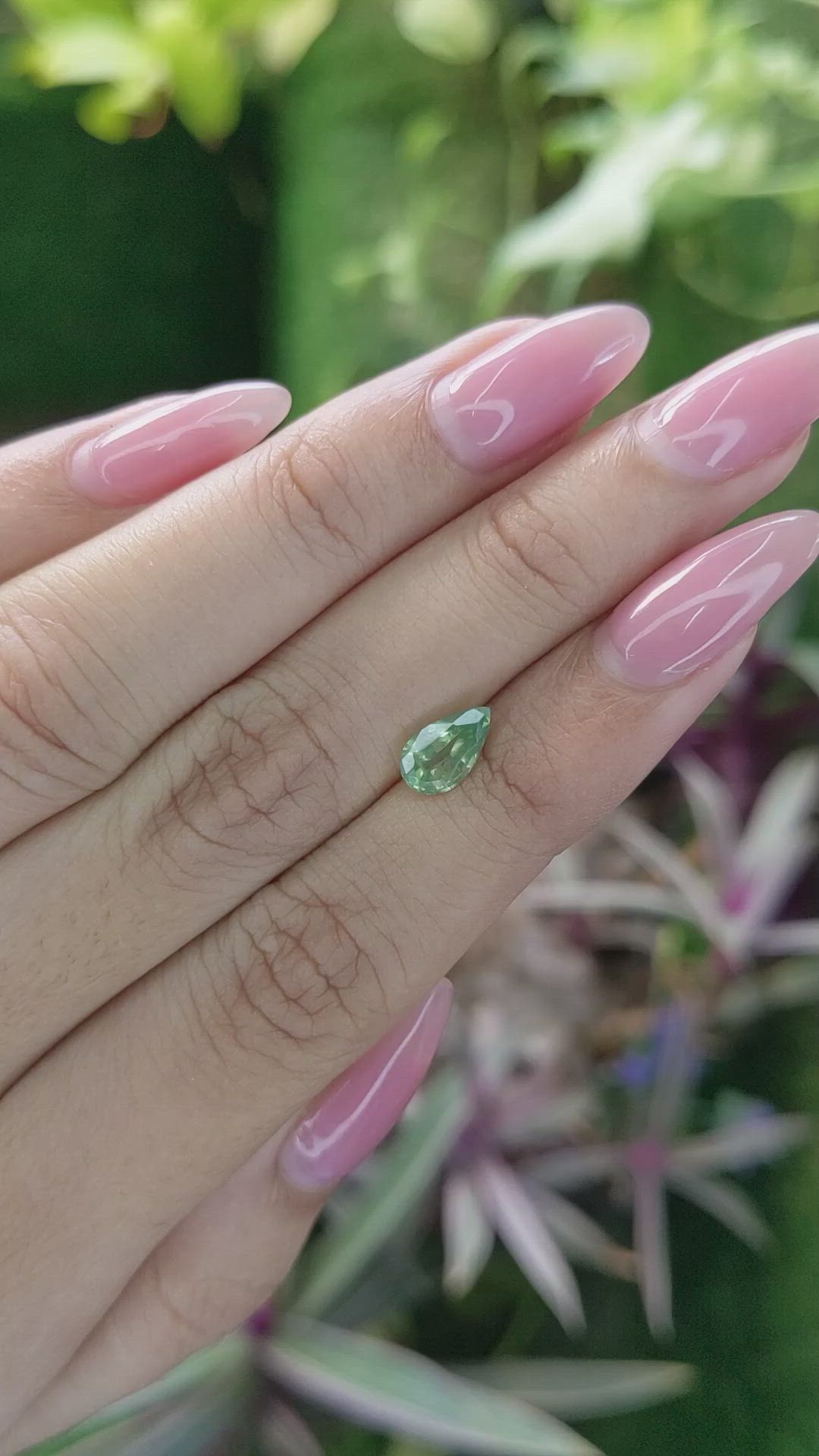 1.27 Ct. Zircon from Ceylon (Sri Lanka) Size Video