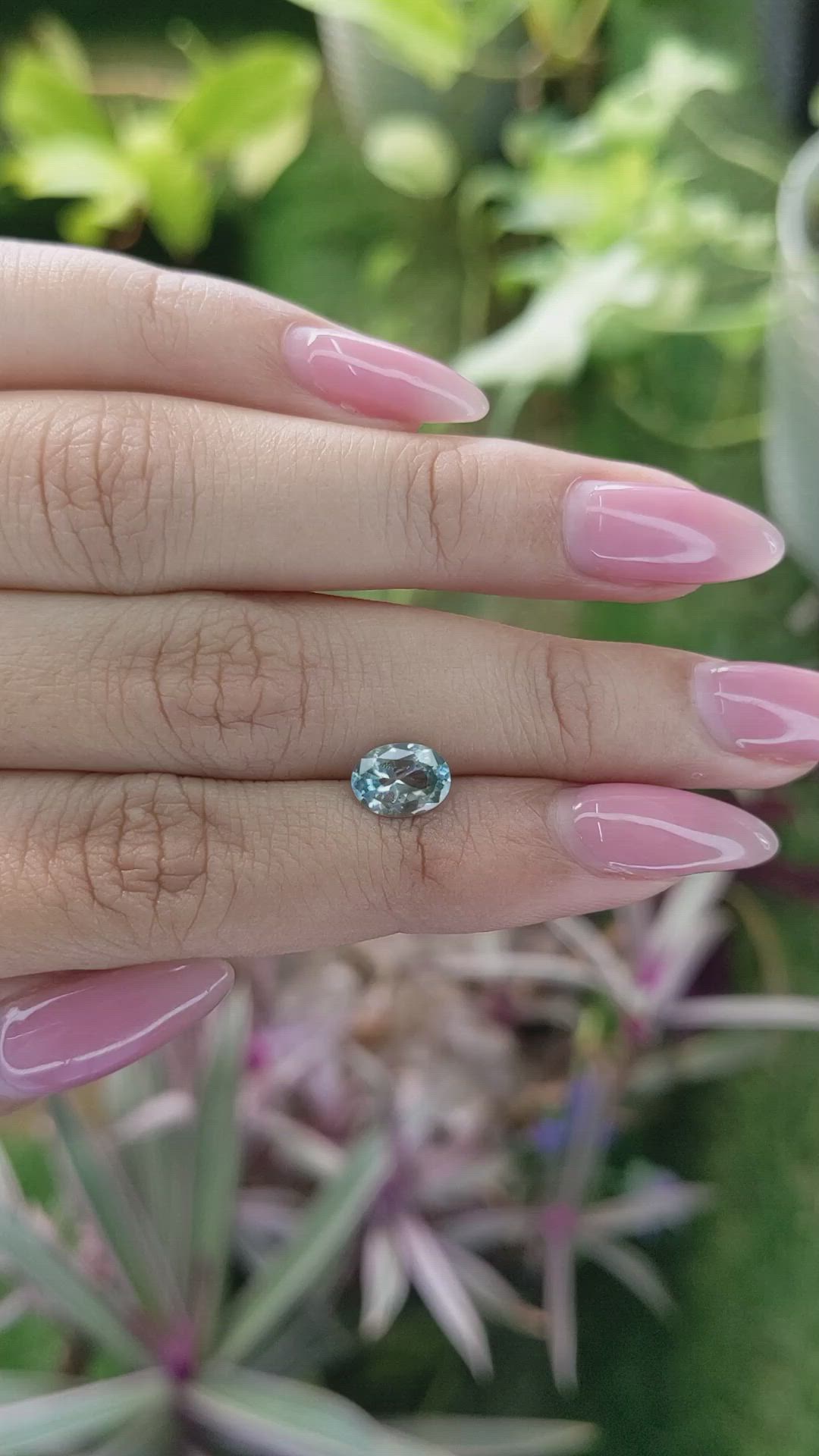 1.52 Ct. Zircon from Ceylon (Sri Lanka) Size Video