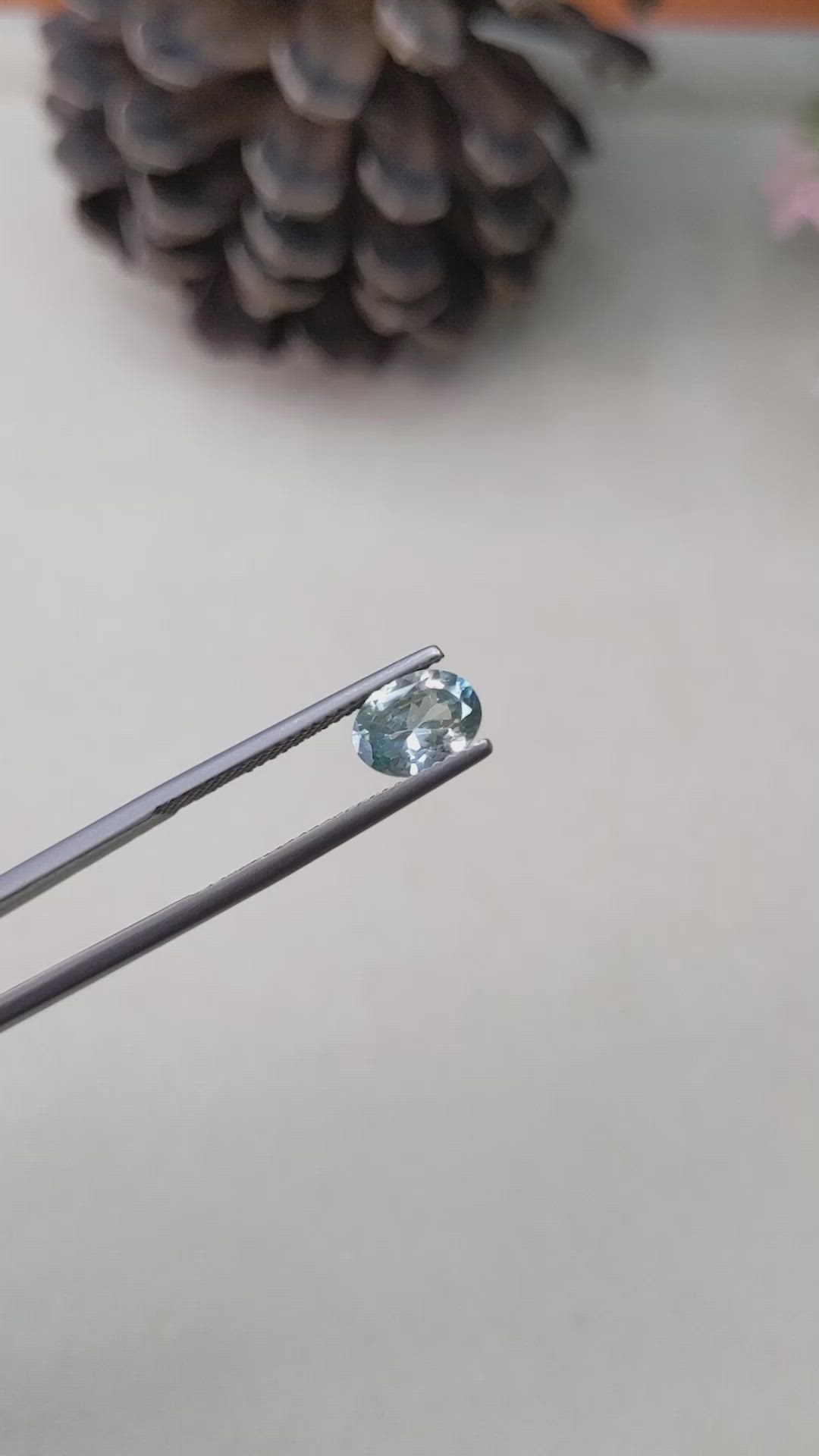 1.52 Ct. Zircon from Ceylon (Sri Lanka) Size Video