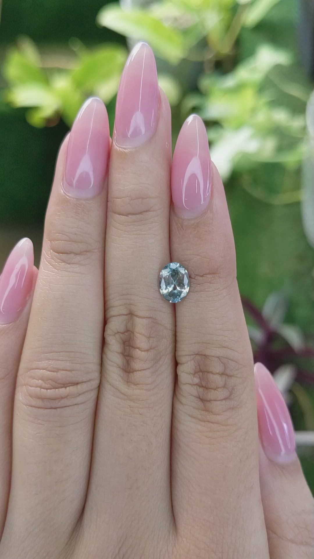 1.52 Ct. Zircon from Ceylon (Sri Lanka) Size Video