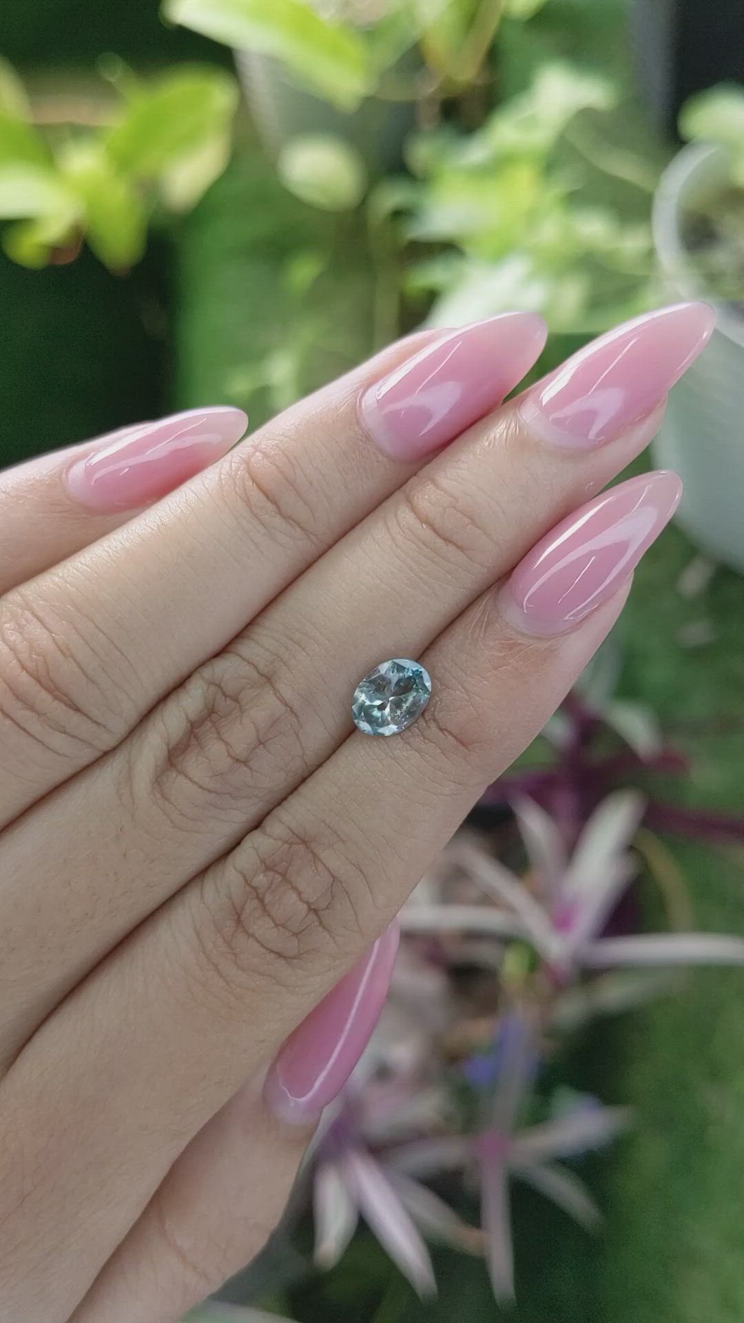 1.52 Ct. Zircon from Ceylon (Sri Lanka) Size Video