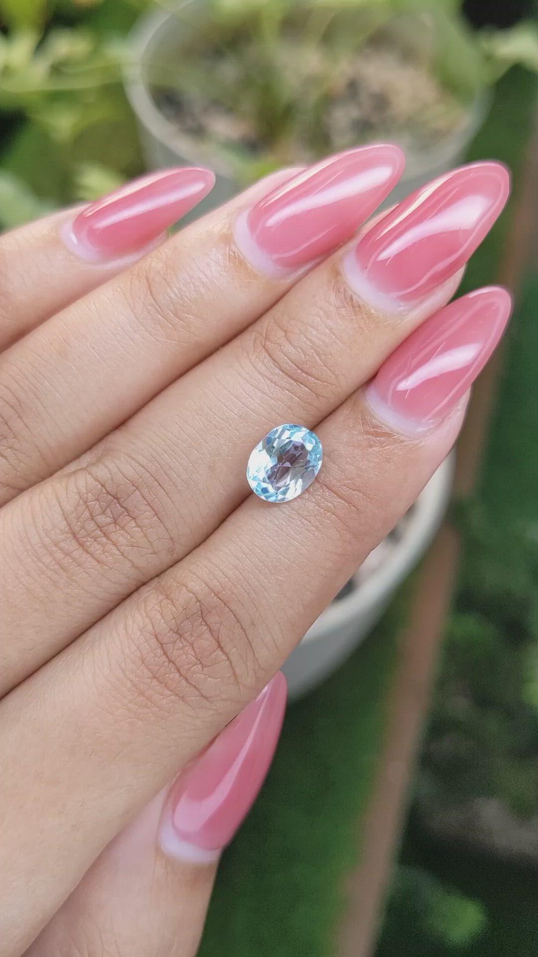 2.51 Ct. Topaz from Ceylon (Sri Lanka) Size Video