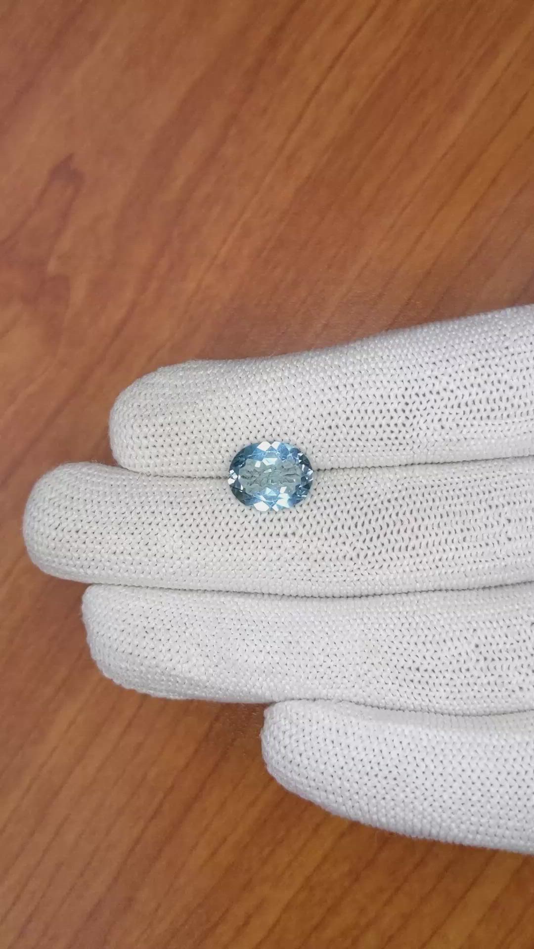 3.69 Ct. Topaz from Ceylon (Sri Lanka) Size Video