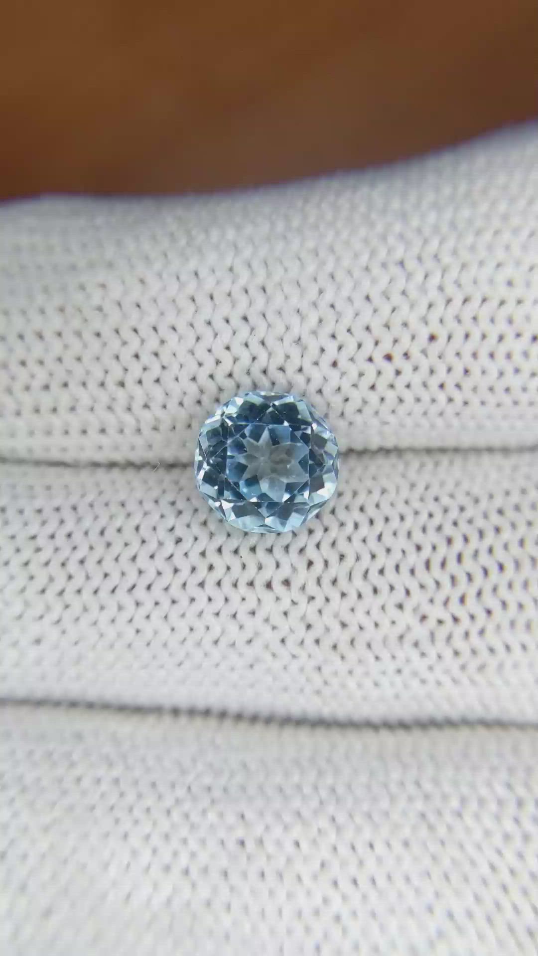 3.00 Ct. Topaz from Ceylon (Sri Lanka) Size Video