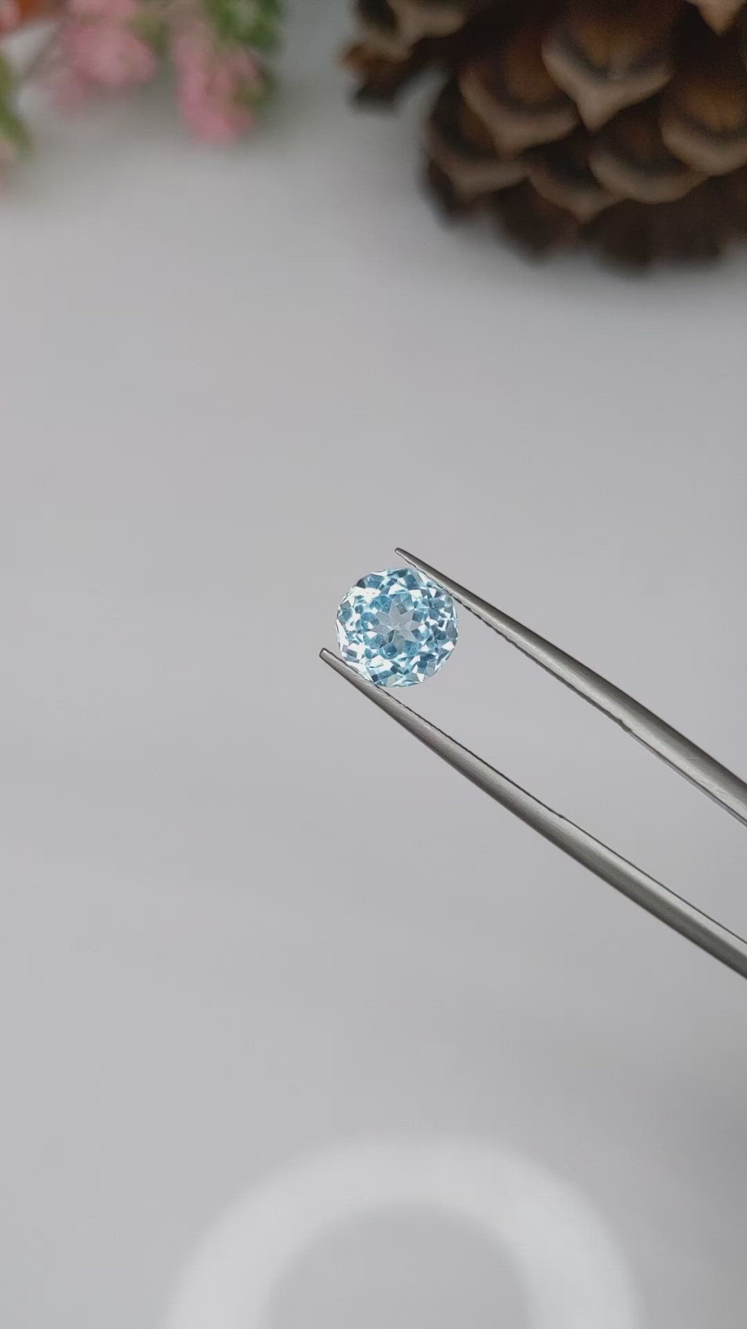 3.00 Ct. Topaz from Ceylon (Sri Lanka) Size Video