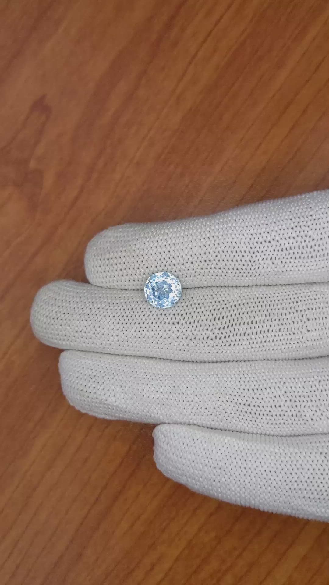 3.00 Ct. Topaz from Ceylon (Sri Lanka) Size Video