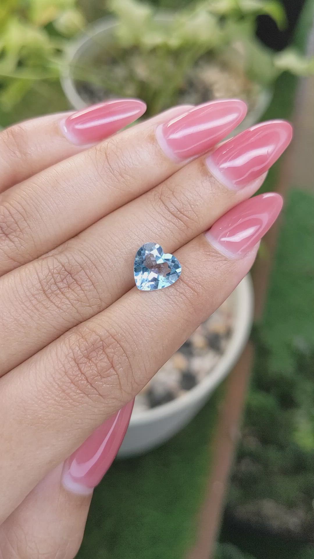 2.83 Ct. Topaz from Ceylon (Sri Lanka) Size Video