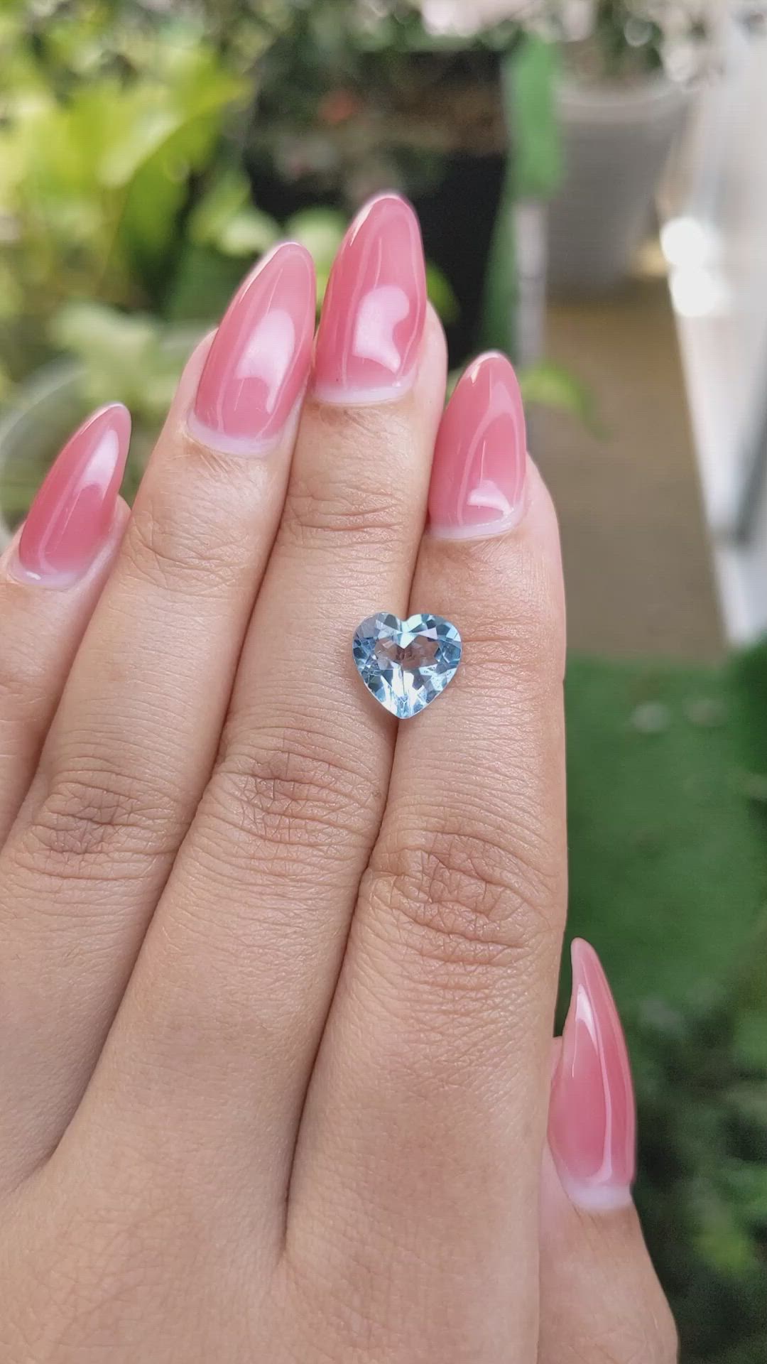 2.83 Ct. Topaz from Ceylon (Sri Lanka) Size Video