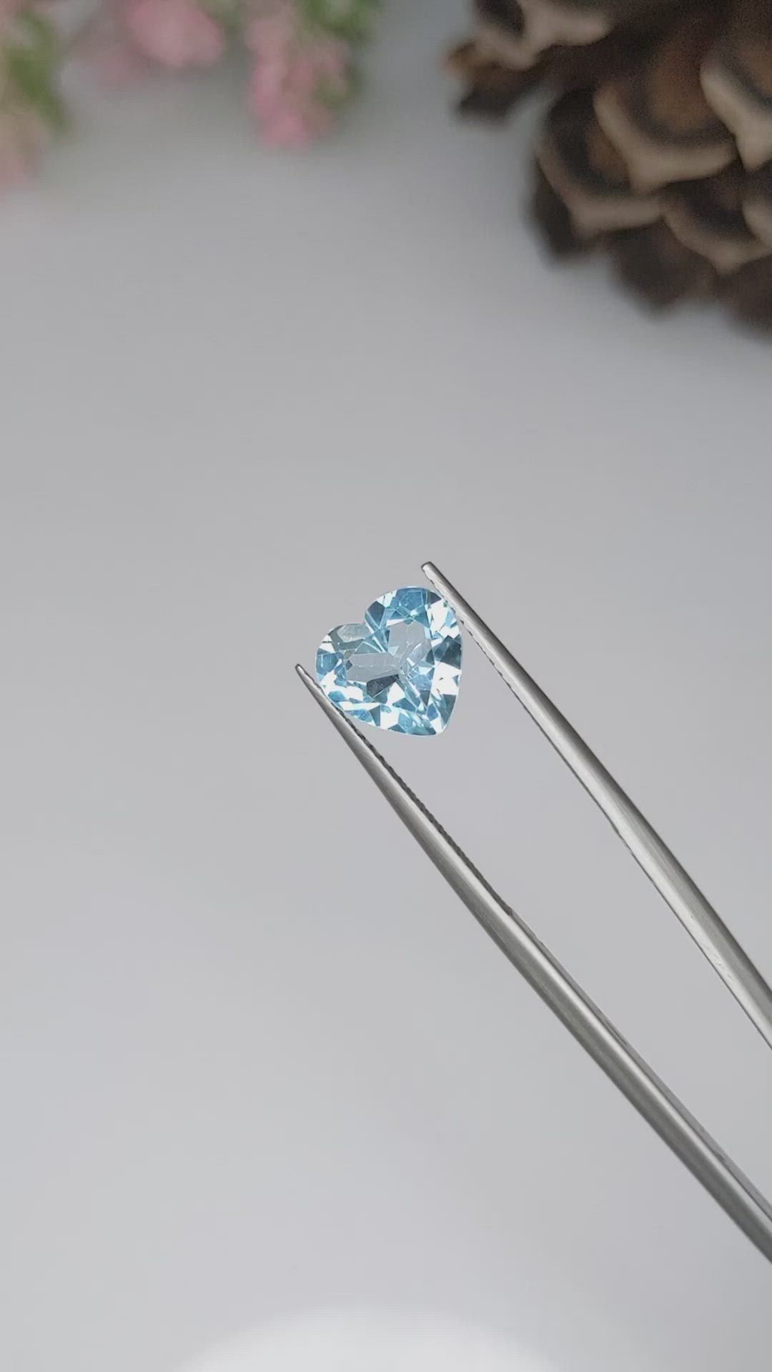 2.83 Ct. Topaz from Ceylon (Sri Lanka) Size Video