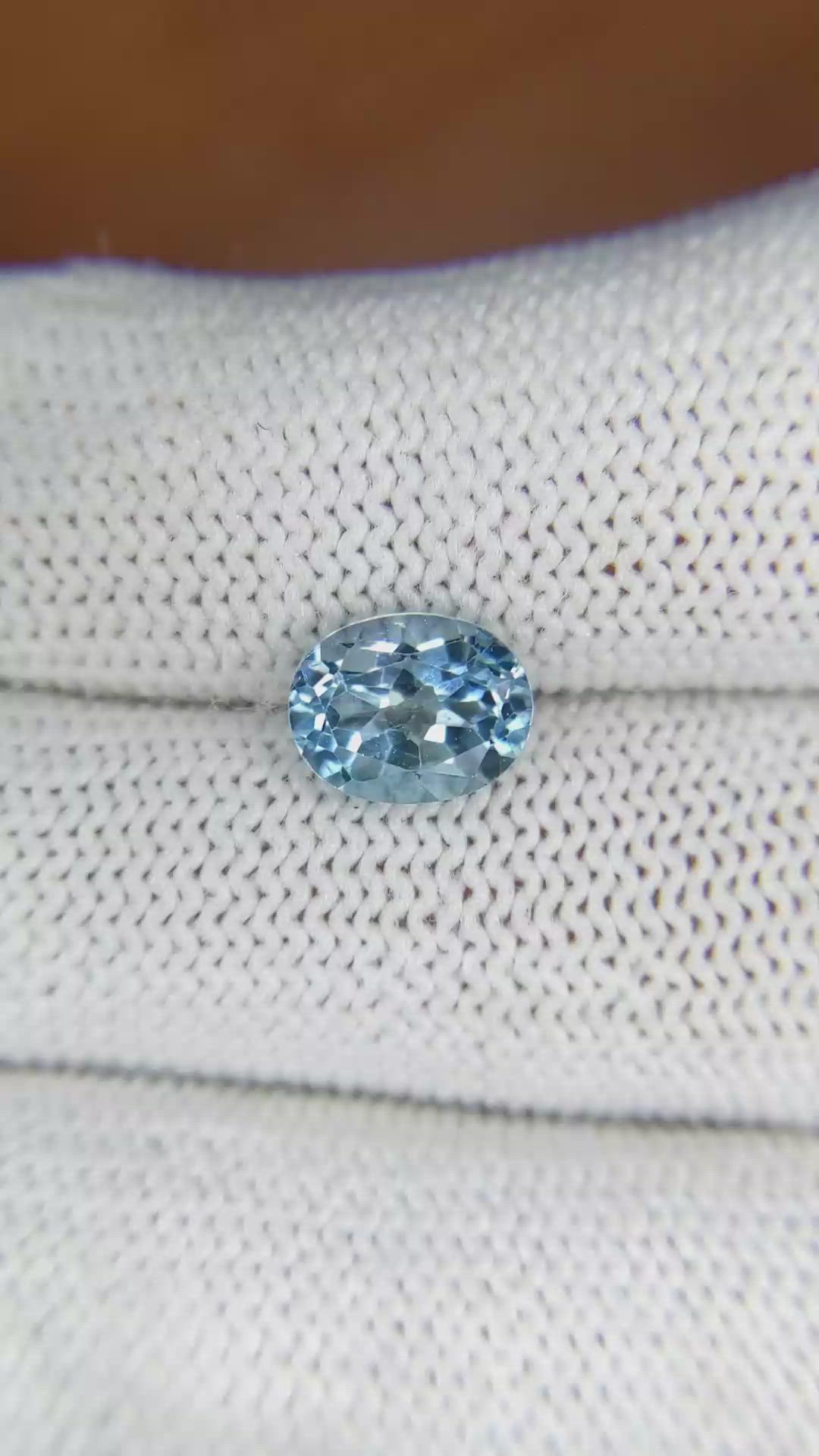 2.40 Ct. Topaz from Ceylon (Sri Lanka) Size Video